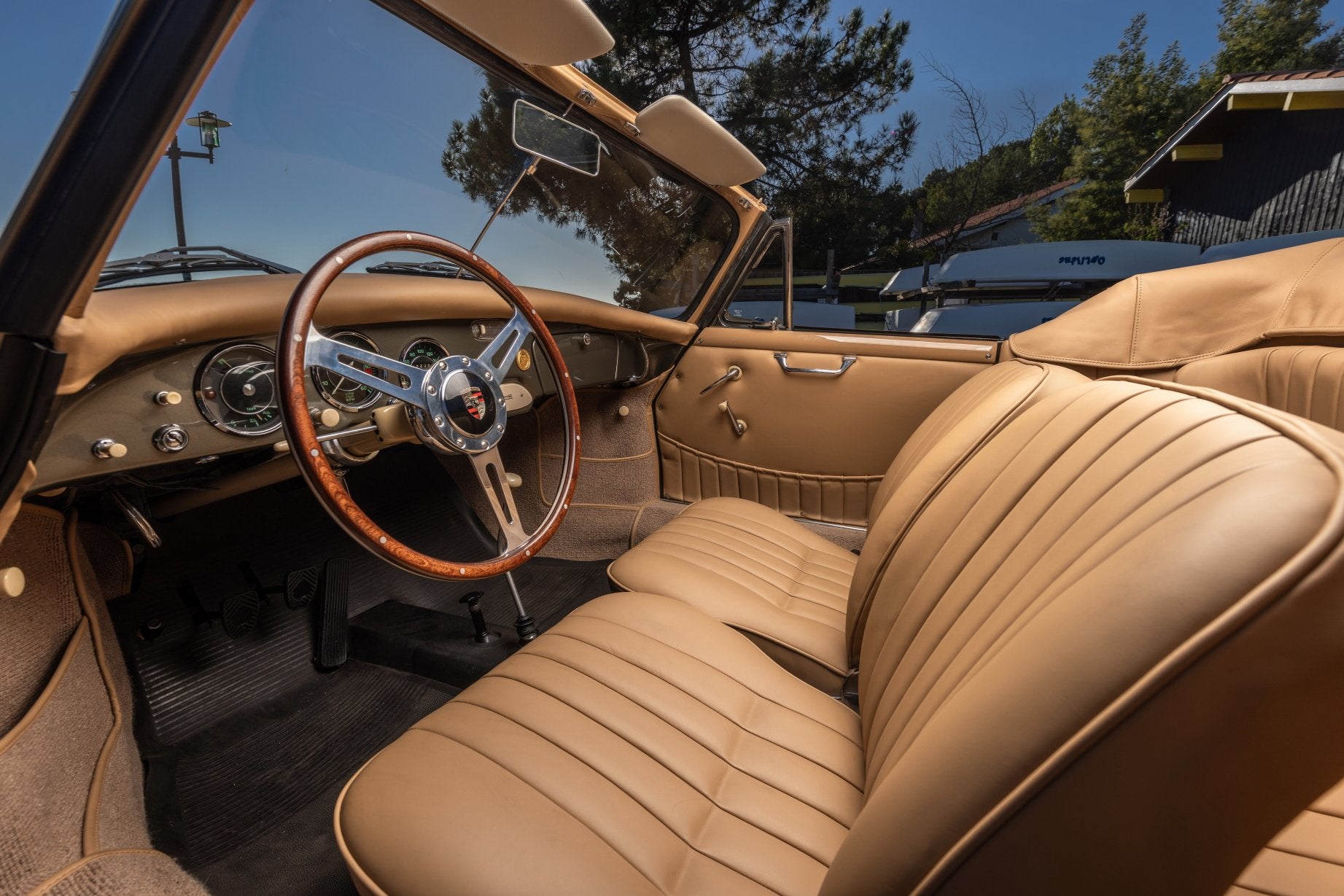 Porsche 356 A 1600 Super - Intérieur Beige