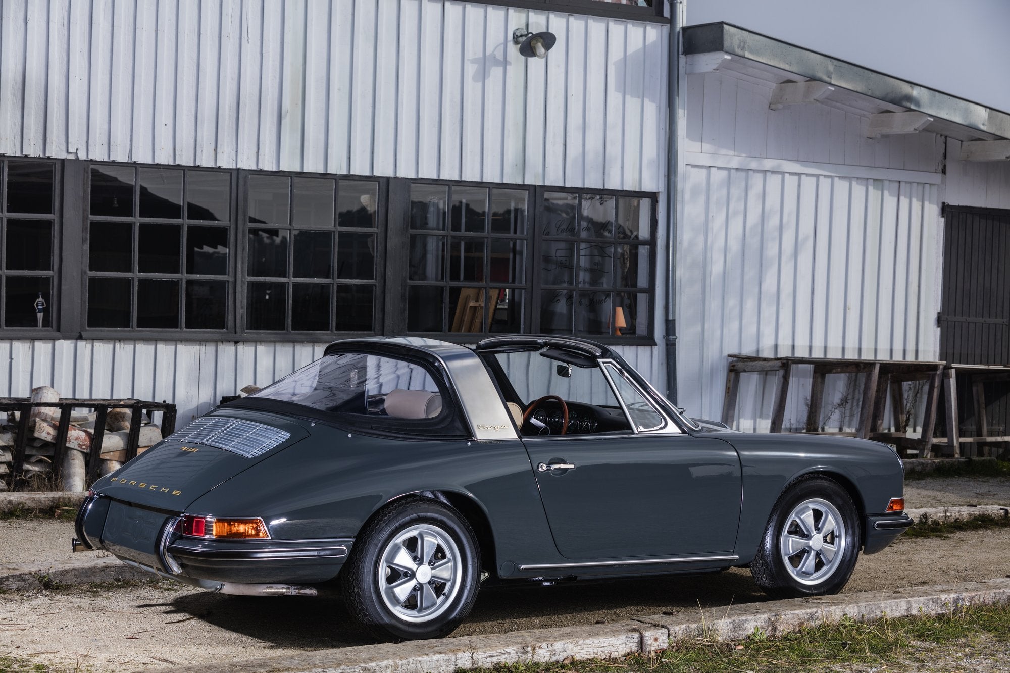 Voiture Porsche 911 2.0 S Slate Grey Targa Soft Window