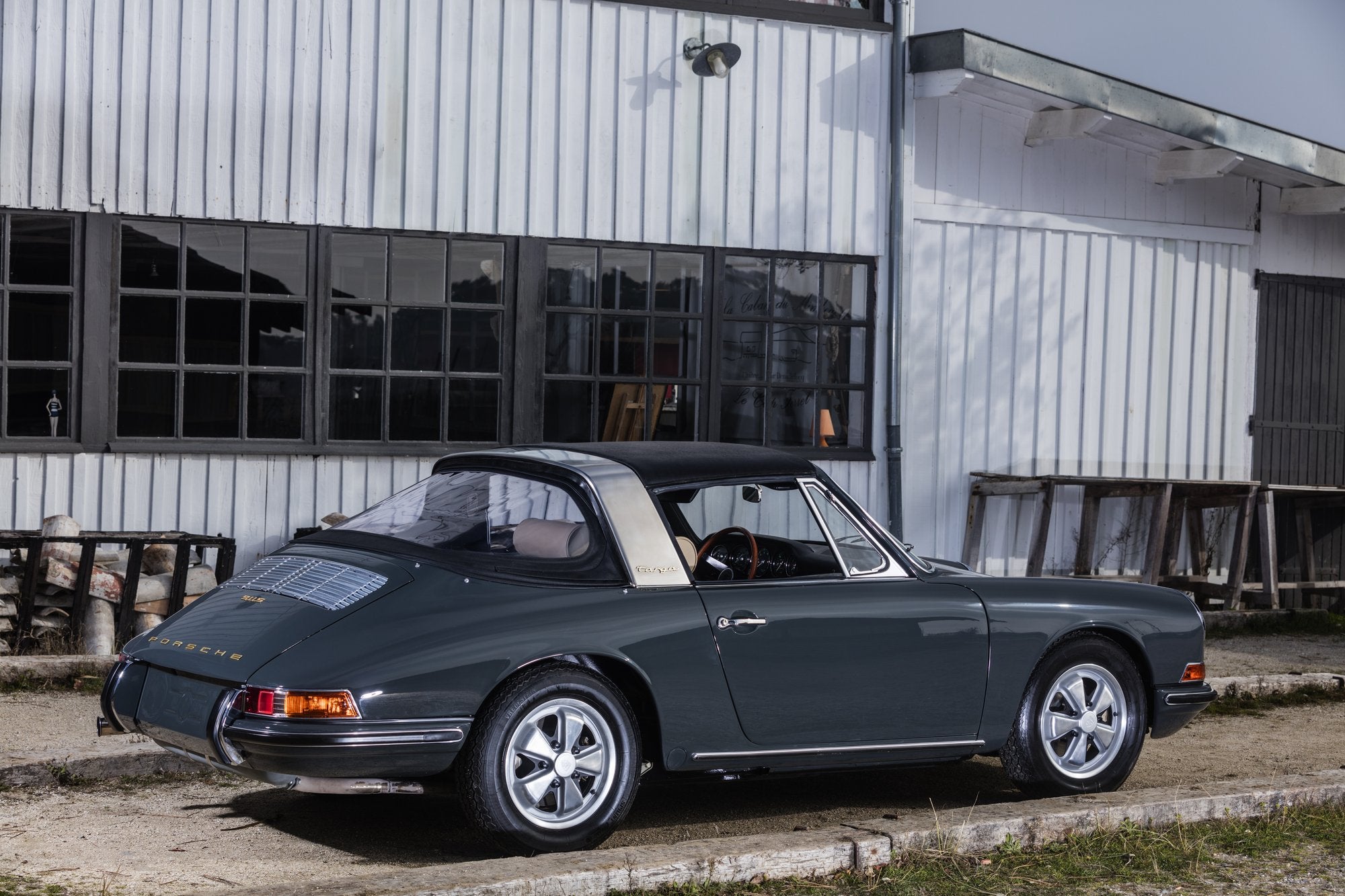 Voiture Porsche 911 2.0 S Slate Grey Targa Soft Window