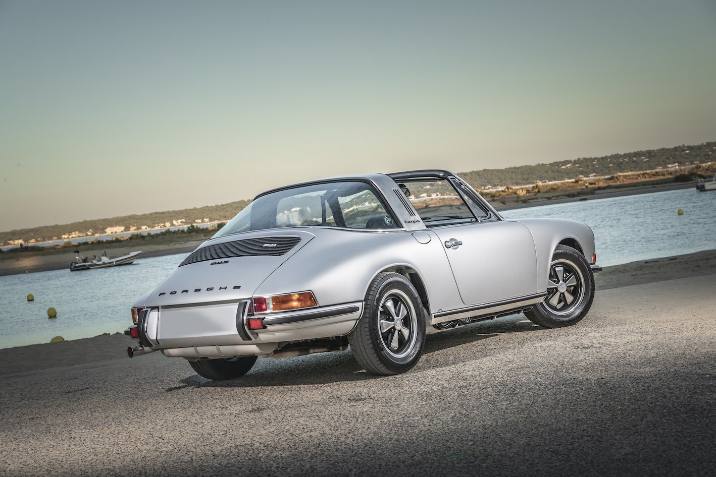 Voiture Porsche 911 2.4 S Targa Gris Argent