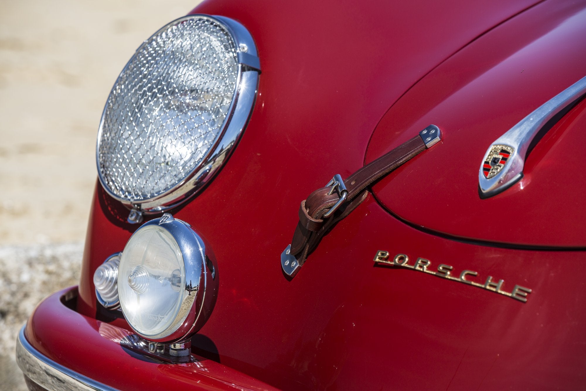 Voiture Porsche 356 At2 GT Corail Coupé Rouge