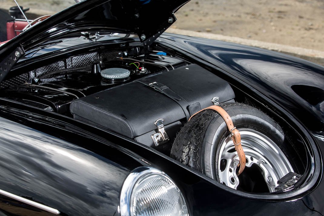 Voiture Porsche 356 BT5 Roadster Noir Cuir Rouge