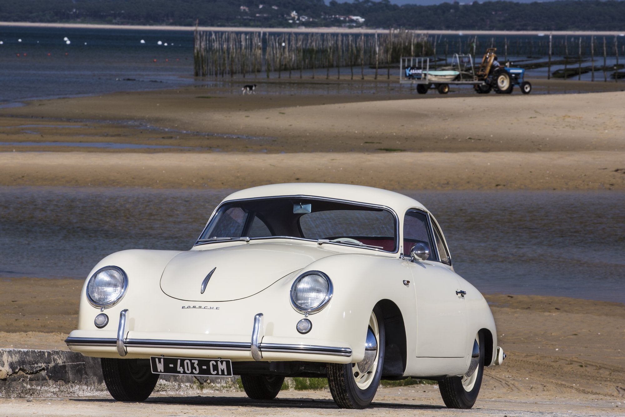 Voiture Porsche 356 Pré-A 53 Ivoire Coupé