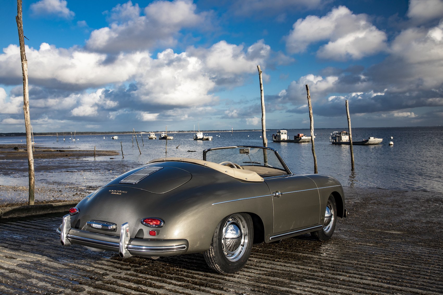 Voiture Porsche 356 Convertible D - Gris Graphite