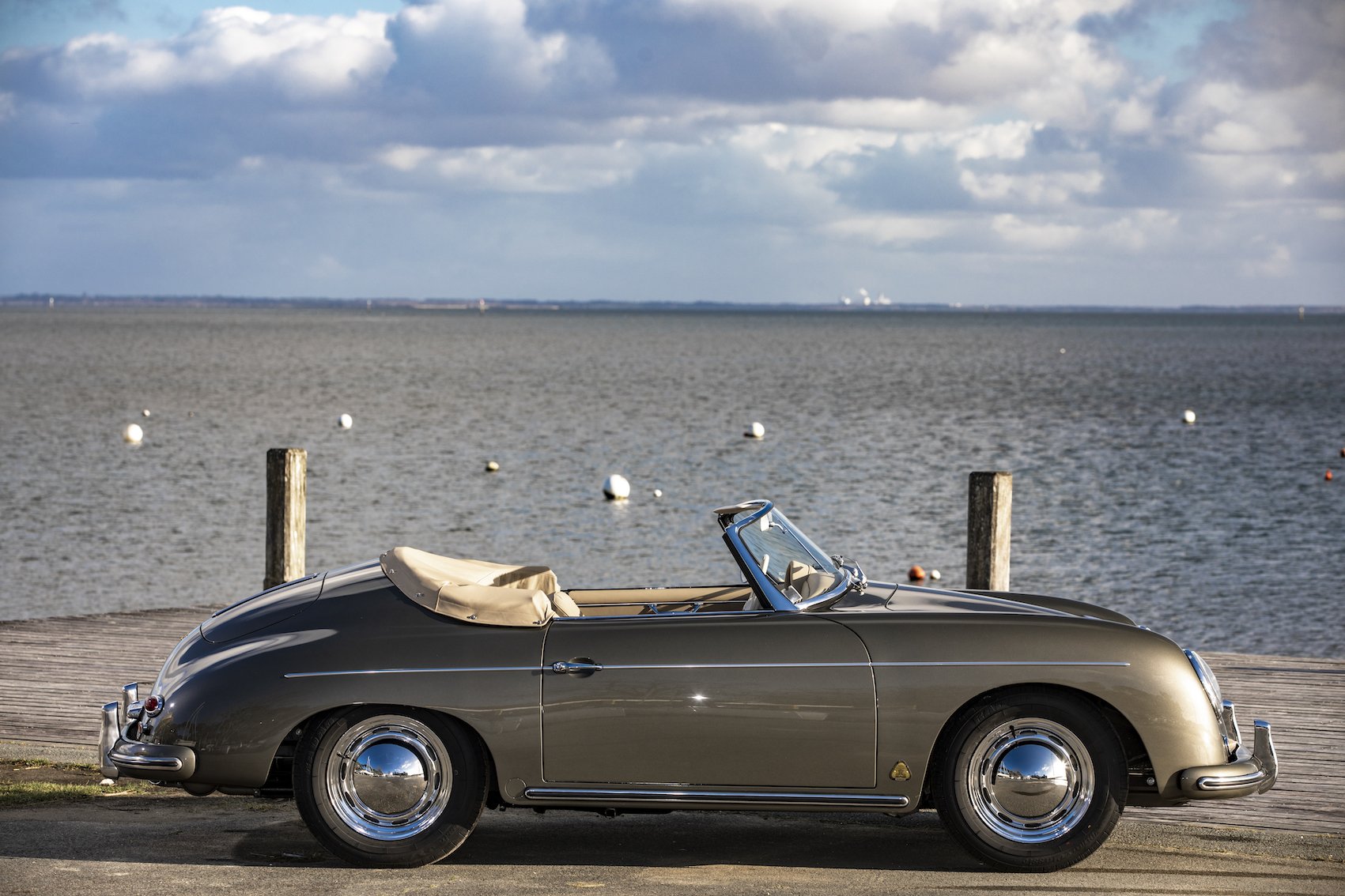 Voiture Porsche 356 Convertible D - Gris Graphite