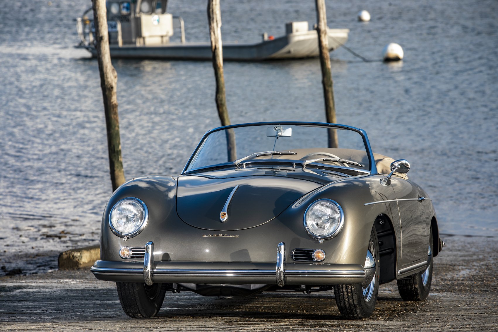 Voiture Porsche 356 Convertible D - Gris Graphite