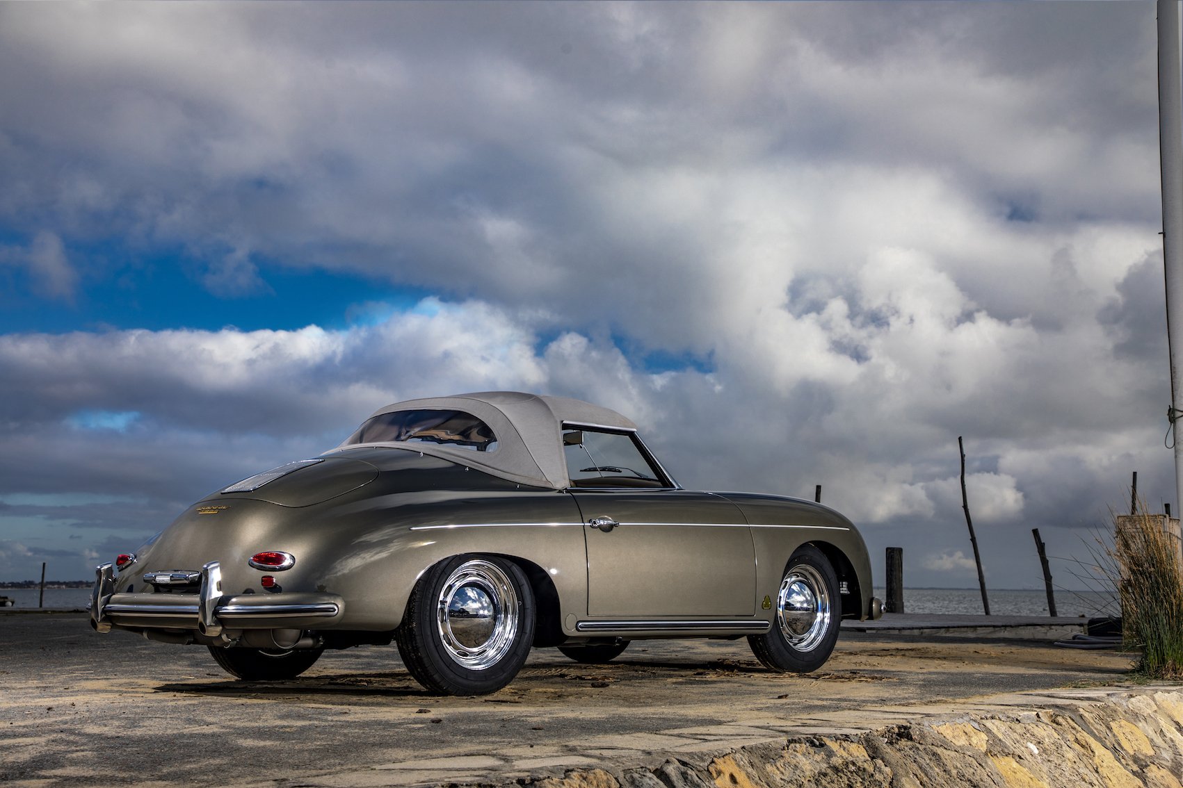 Voiture Porsche 356 Convertible D - Gris Graphite