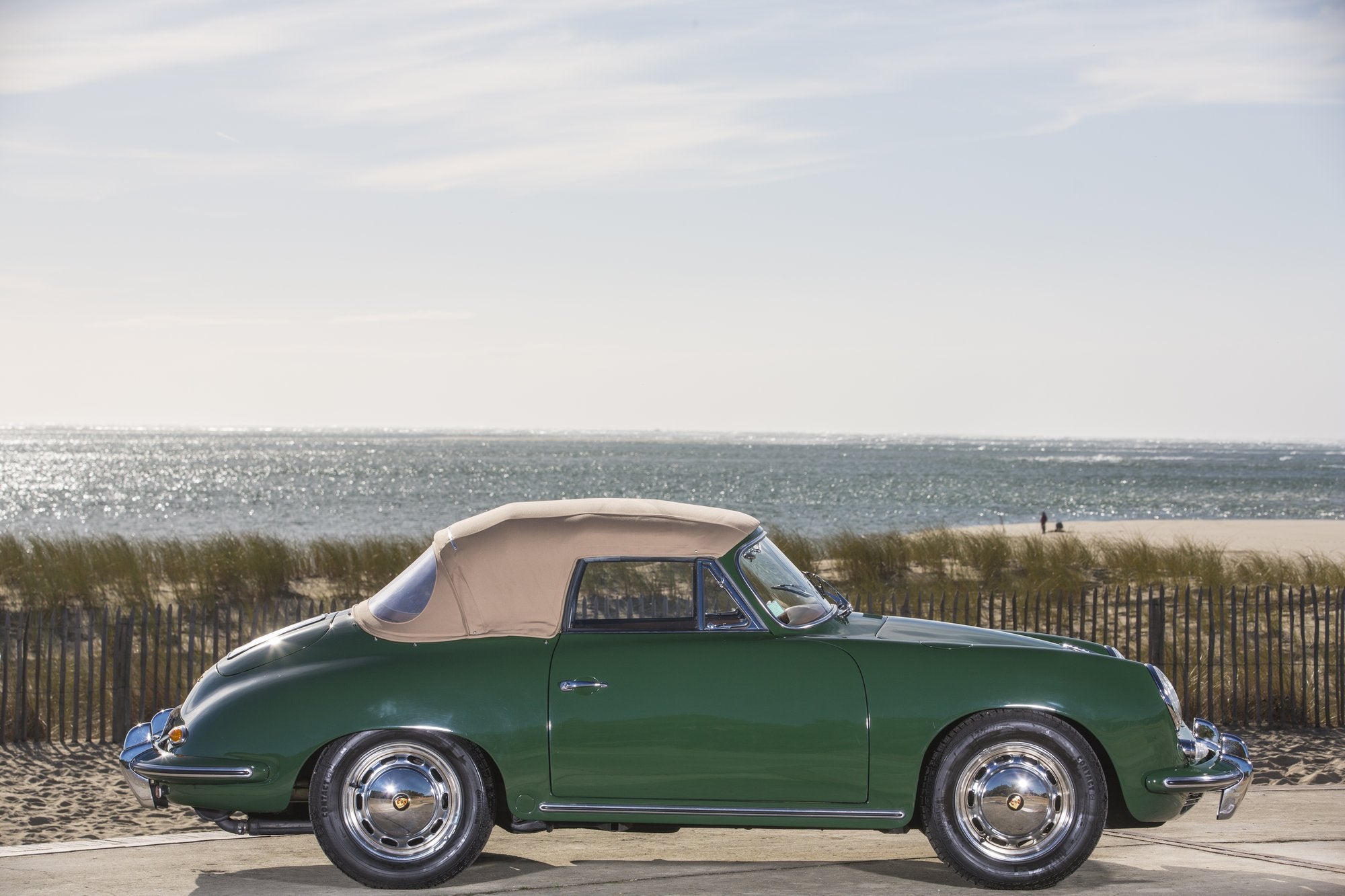 Voiture Porsche 356 C Cab Irish Green