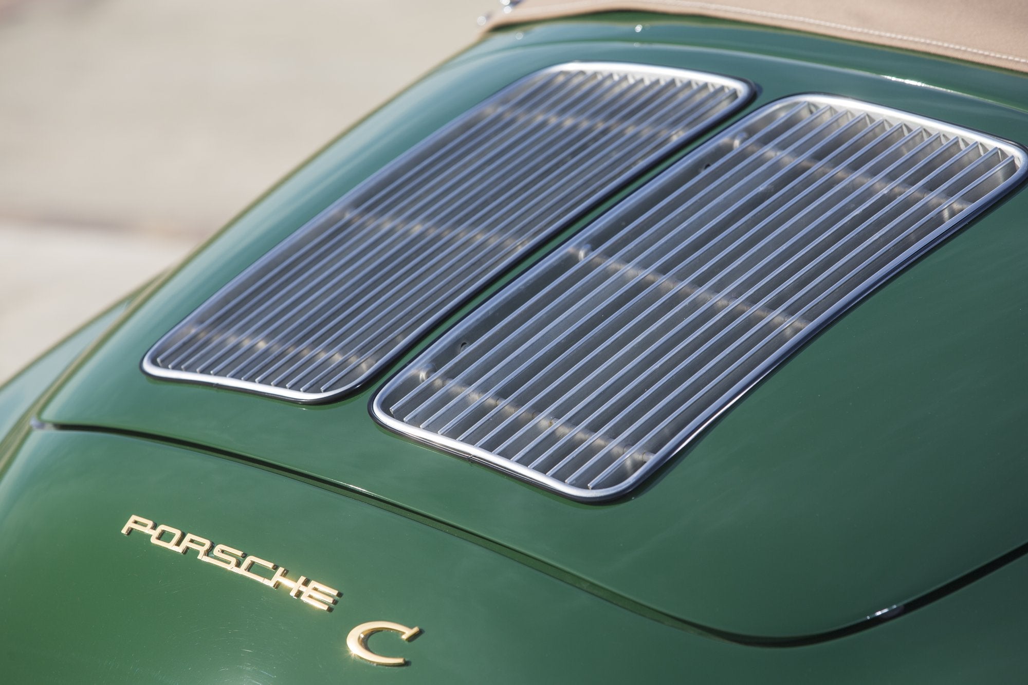 Voiture Porsche 356 C Cab Irish Green