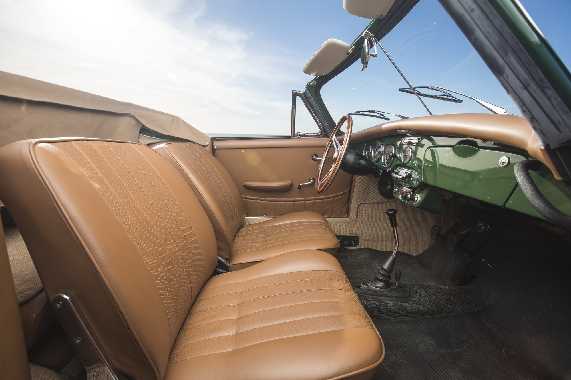 Voiture Porsche 356 C Cab Irish Green