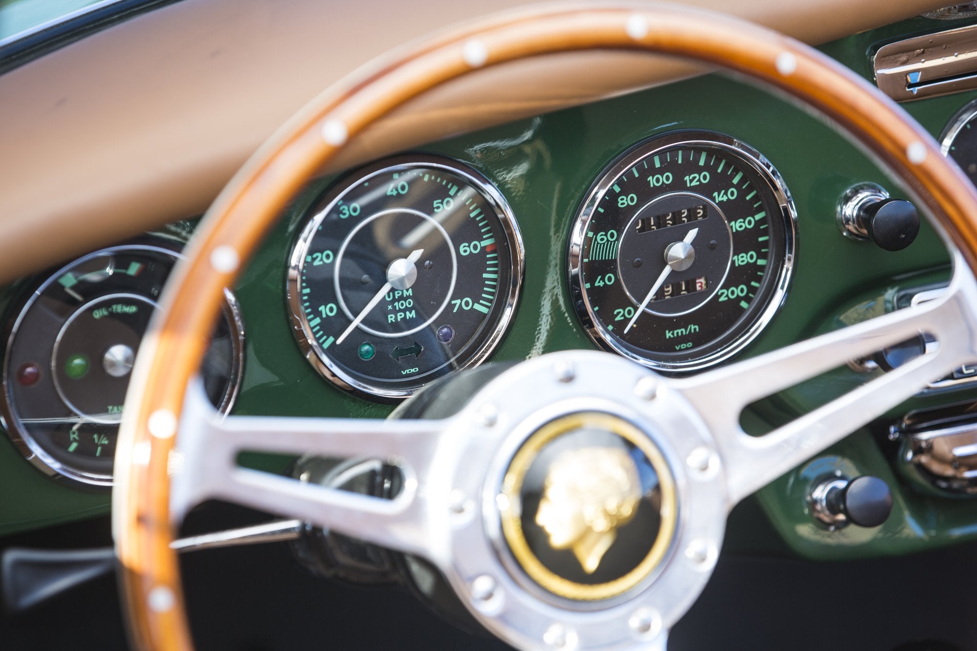 Voiture Porsche 356 C Cab Irish Green