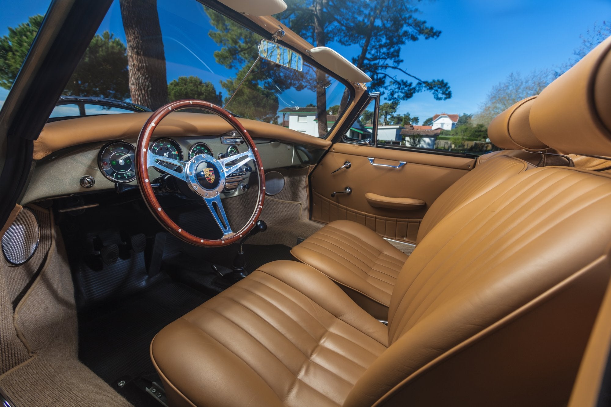 Voiture Porsche 356 Cabrio SC Bronze Biscuit