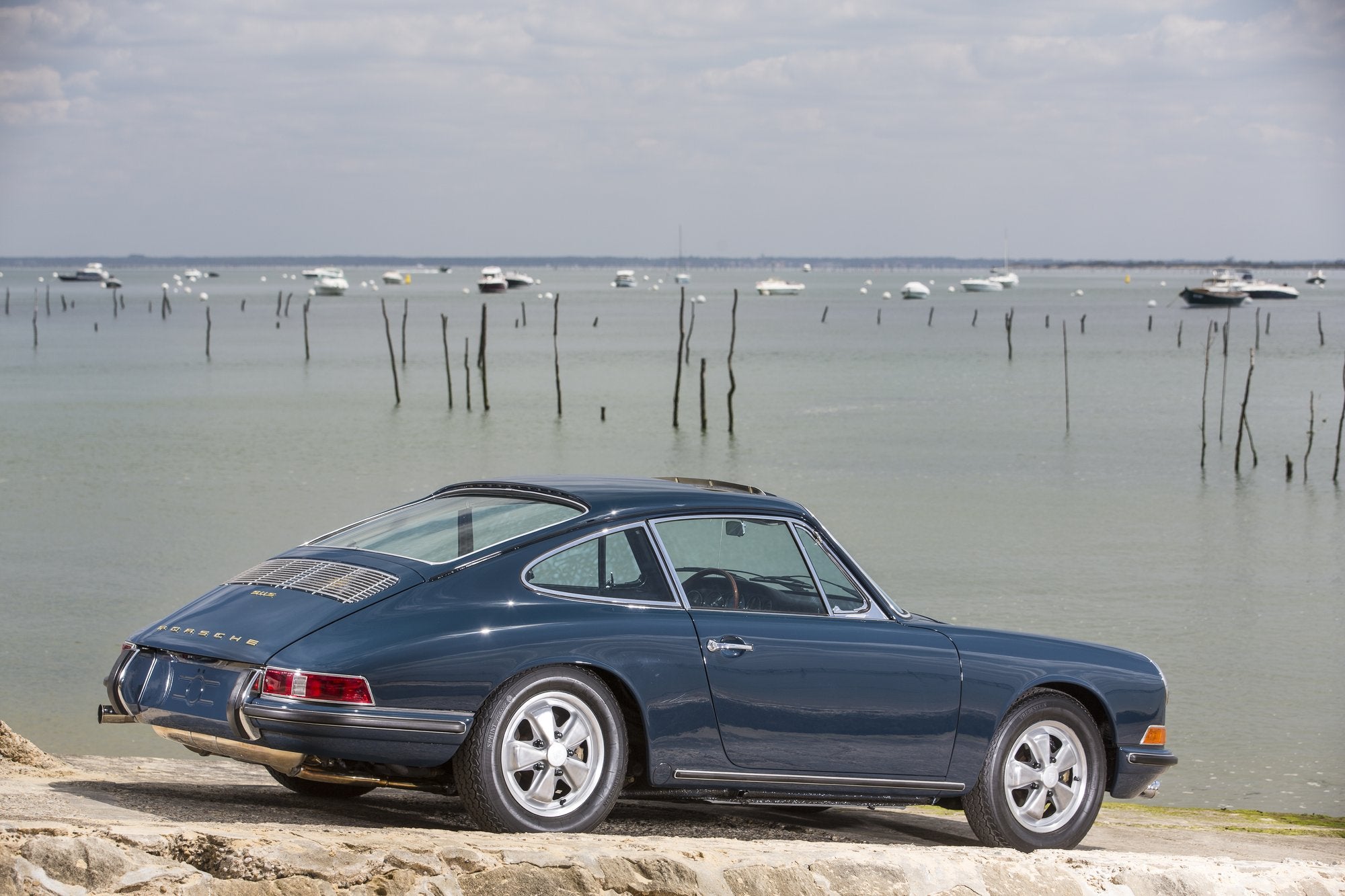 Voiture Porsche 911 2.0S Agua Blue Cuir Noir