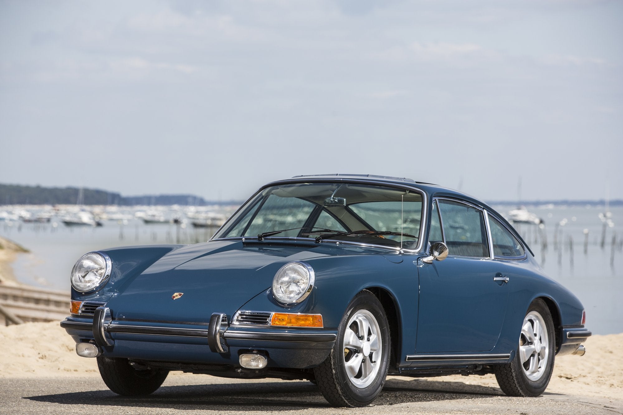 Voiture Porsche 911 2.0S Agua Blue Cuir Noir