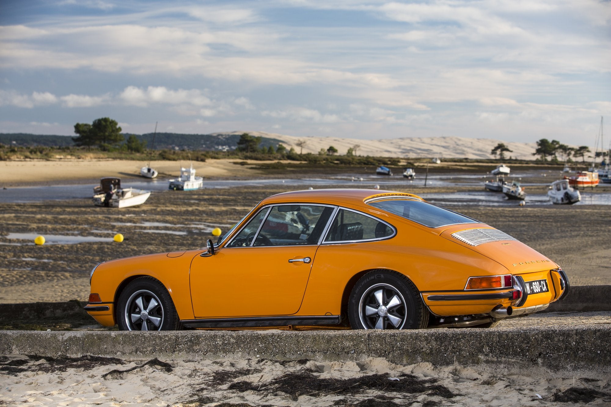 Voiture Porsche 911 2.2S Orange Signal 1970 W630