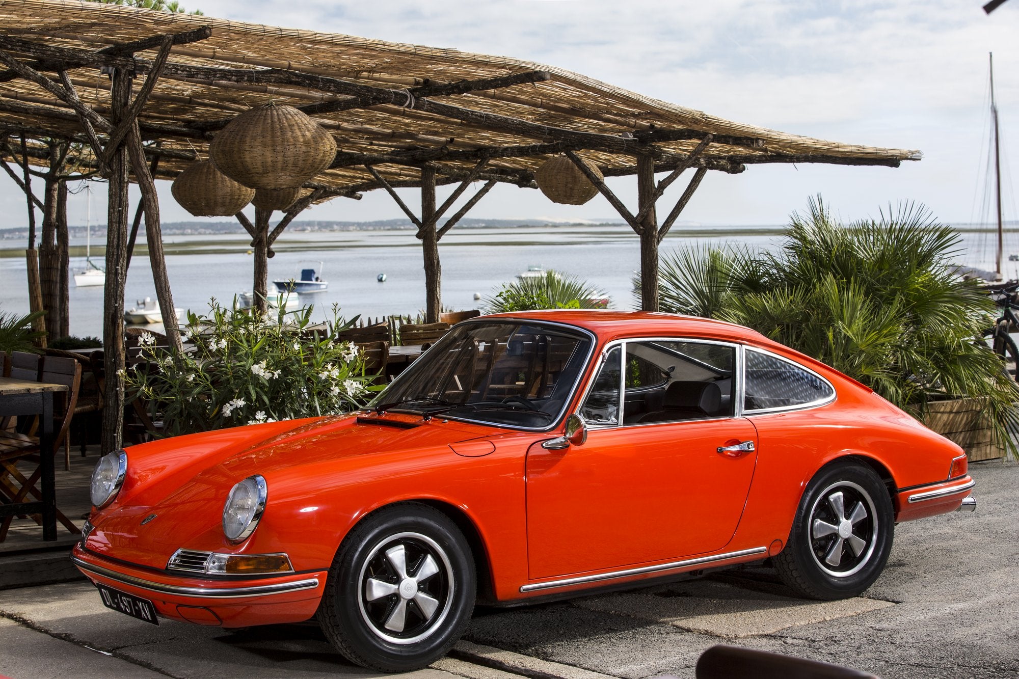 Voiture Porsche 911 2.0L S Coupé 67 Tangerine - Intérieur Noir Cabane Edouard