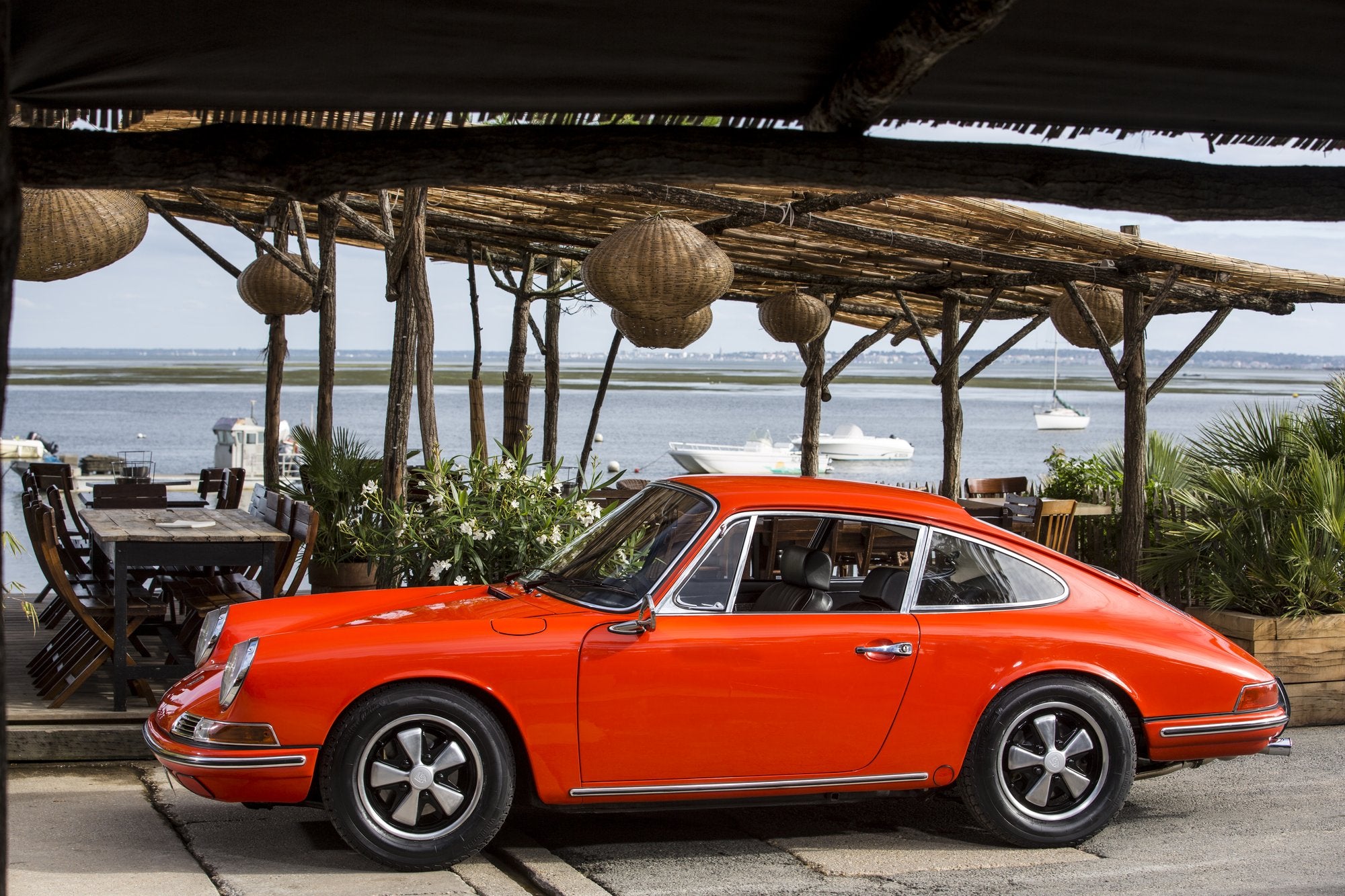 Voiture Porsche 911 2.0L S Coupé 67 Tangerine - Intérieur Noir Cabane Edouard