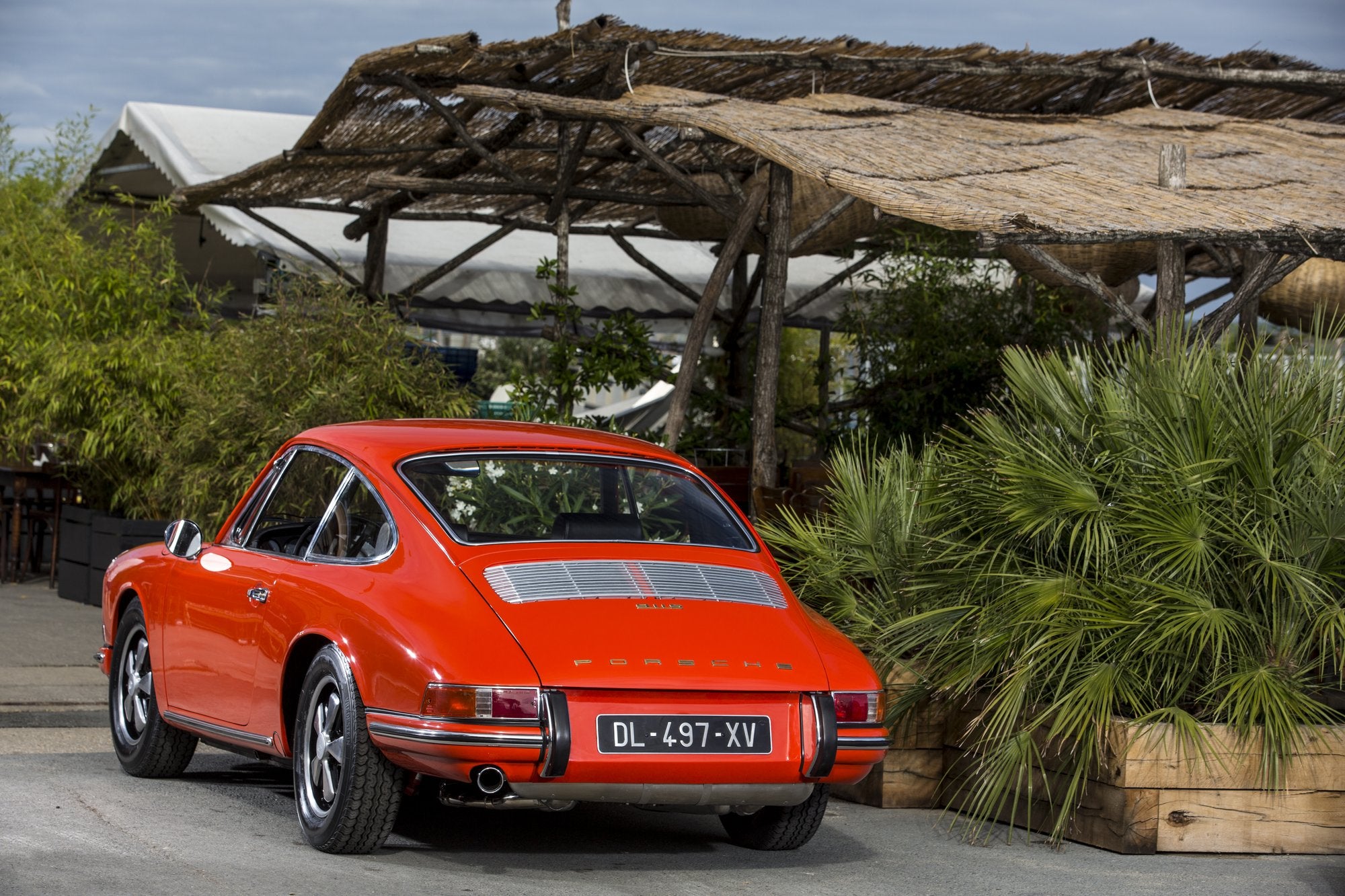 Voiture Porsche 911 2.0L S Coupé 67 Tangerine - Intérieur Noir Cabane Edouard
