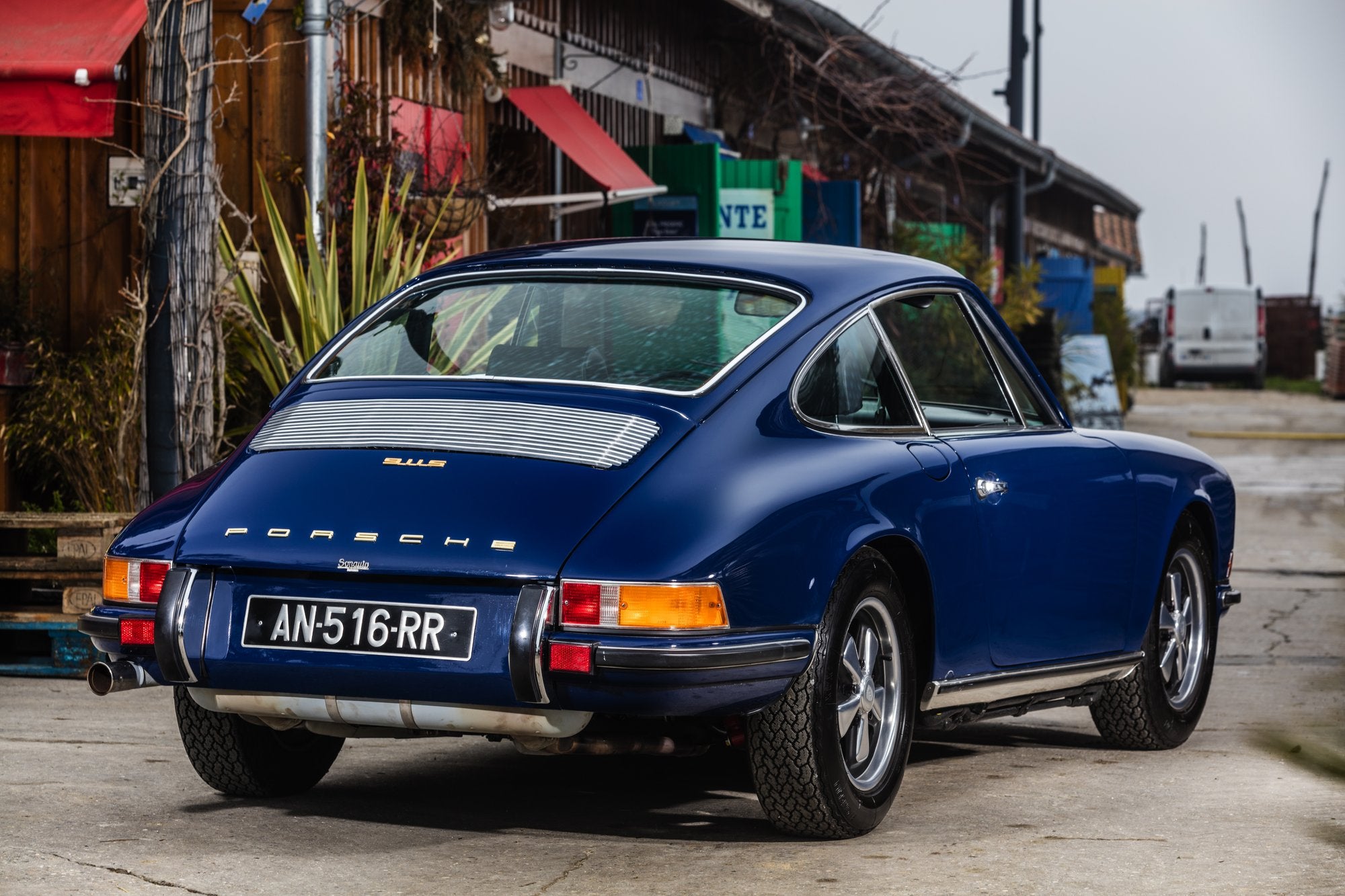 Voiture Porsche 911 2.4S Bleu Pepita