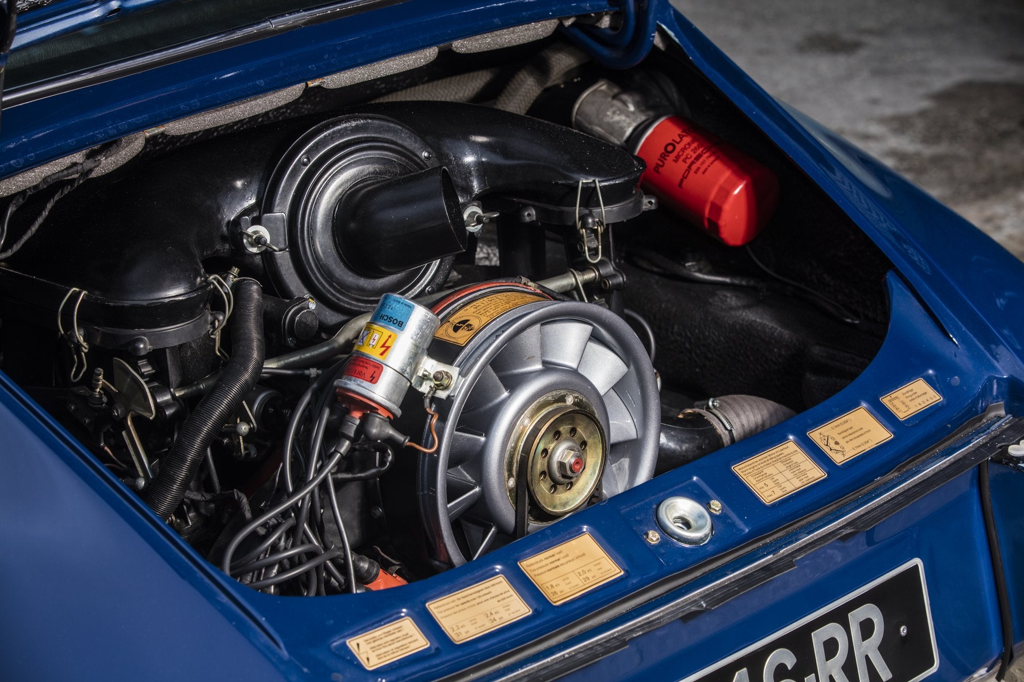Voiture Porsche 911 2.4S Bleu Pepita