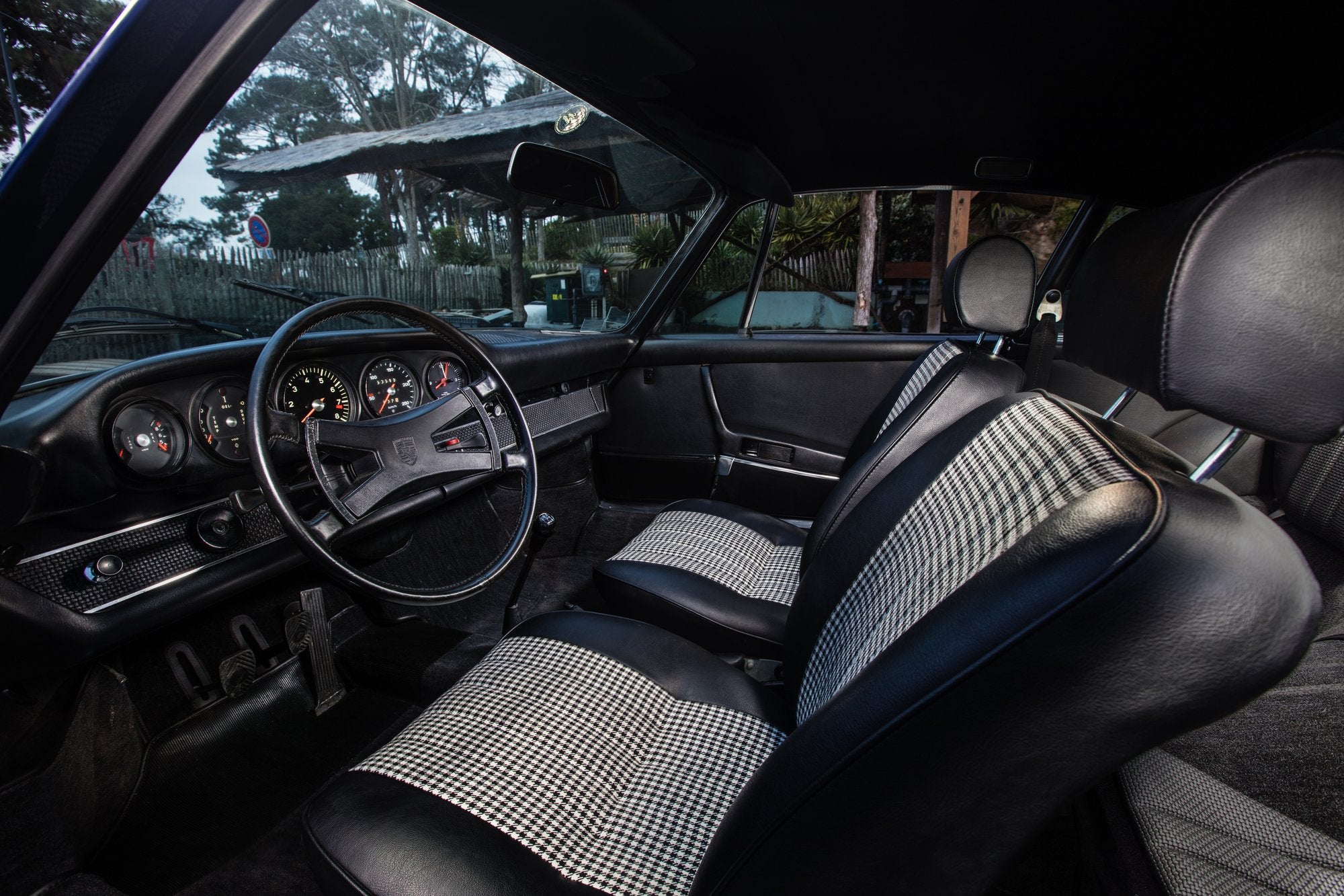 Voiture Porsche 911 2.4S Bleu Pepita