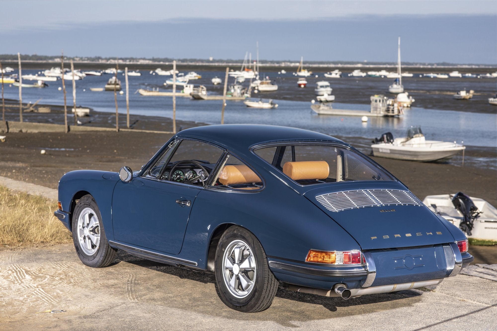 Voiture Porsche 911 2.0S Agablue Cuir Havane Hobaica