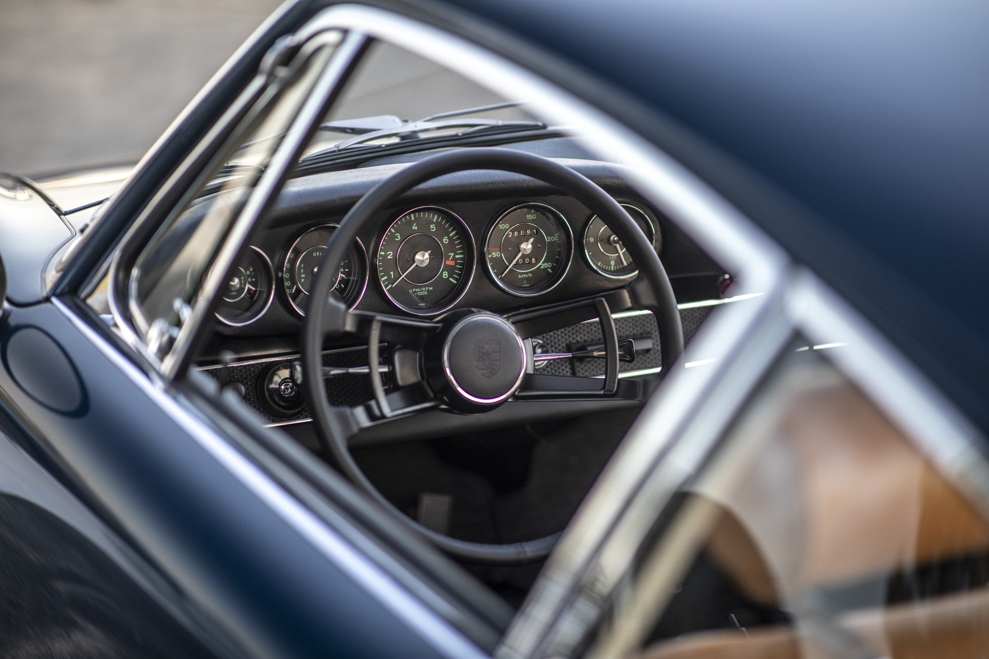 Voiture Porsche 911 2.0S Agablue Cuir Havane Hobaica
