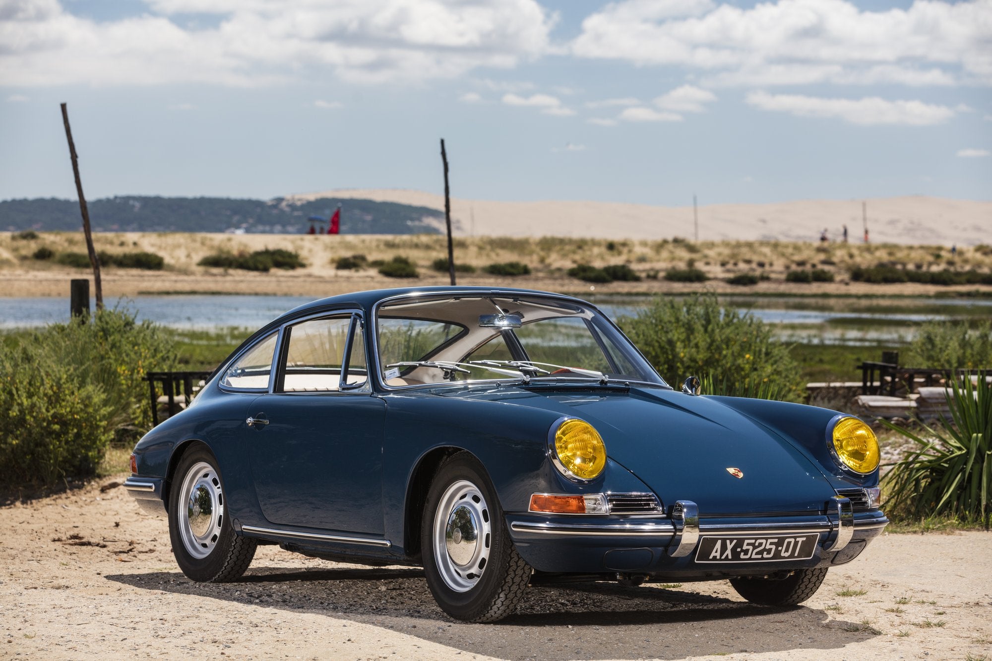 Voiture Porsche 911 2.0 Coupé Aga Blue Cuir Clair AX-525-QT