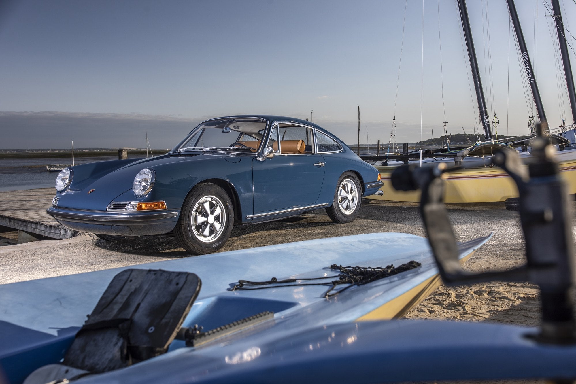 Voiture Porsche 911 2.0S Agablue Cuir Havane Hobaica