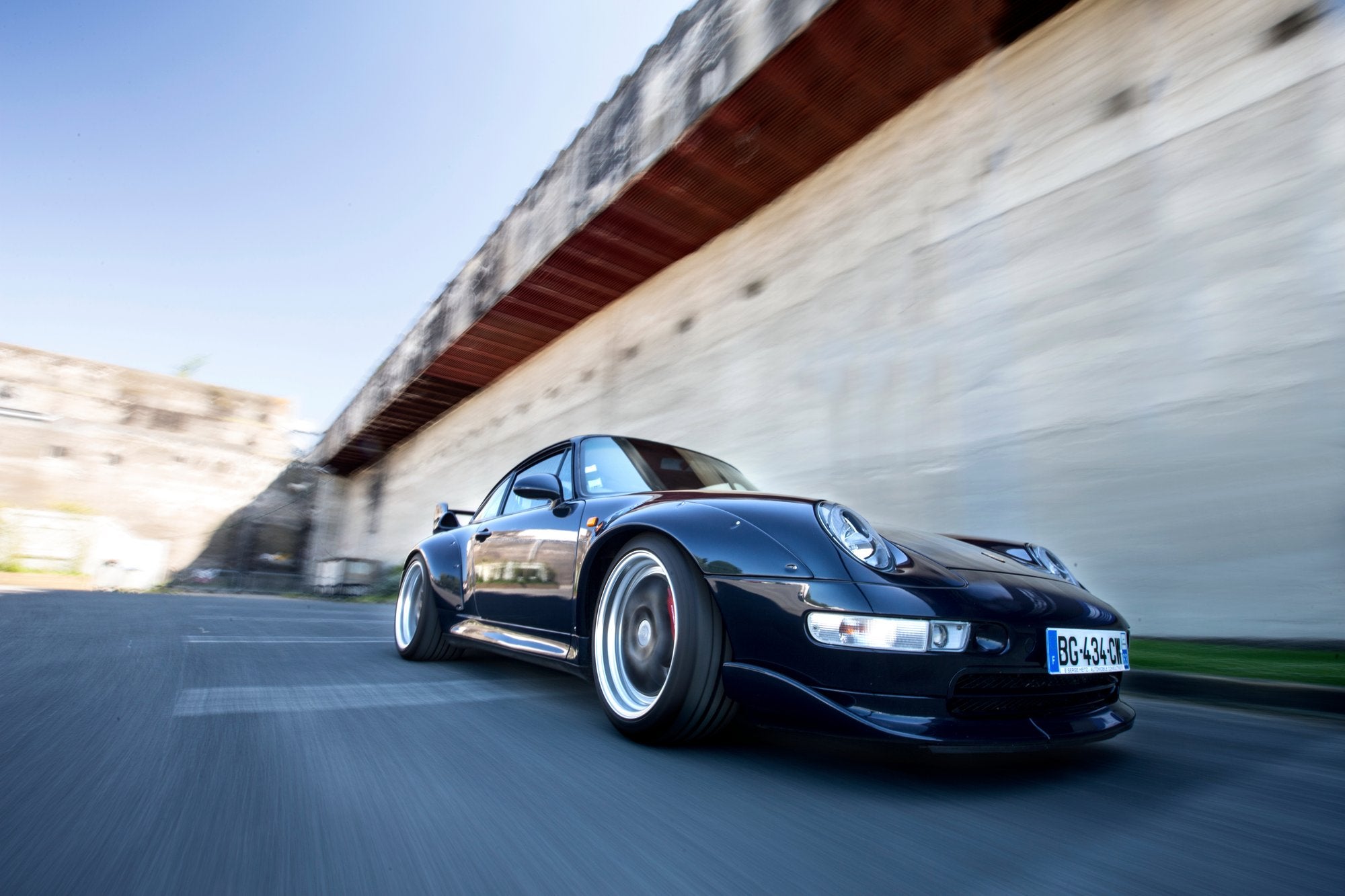 Voiture Porsche 993 GT2 Bleue