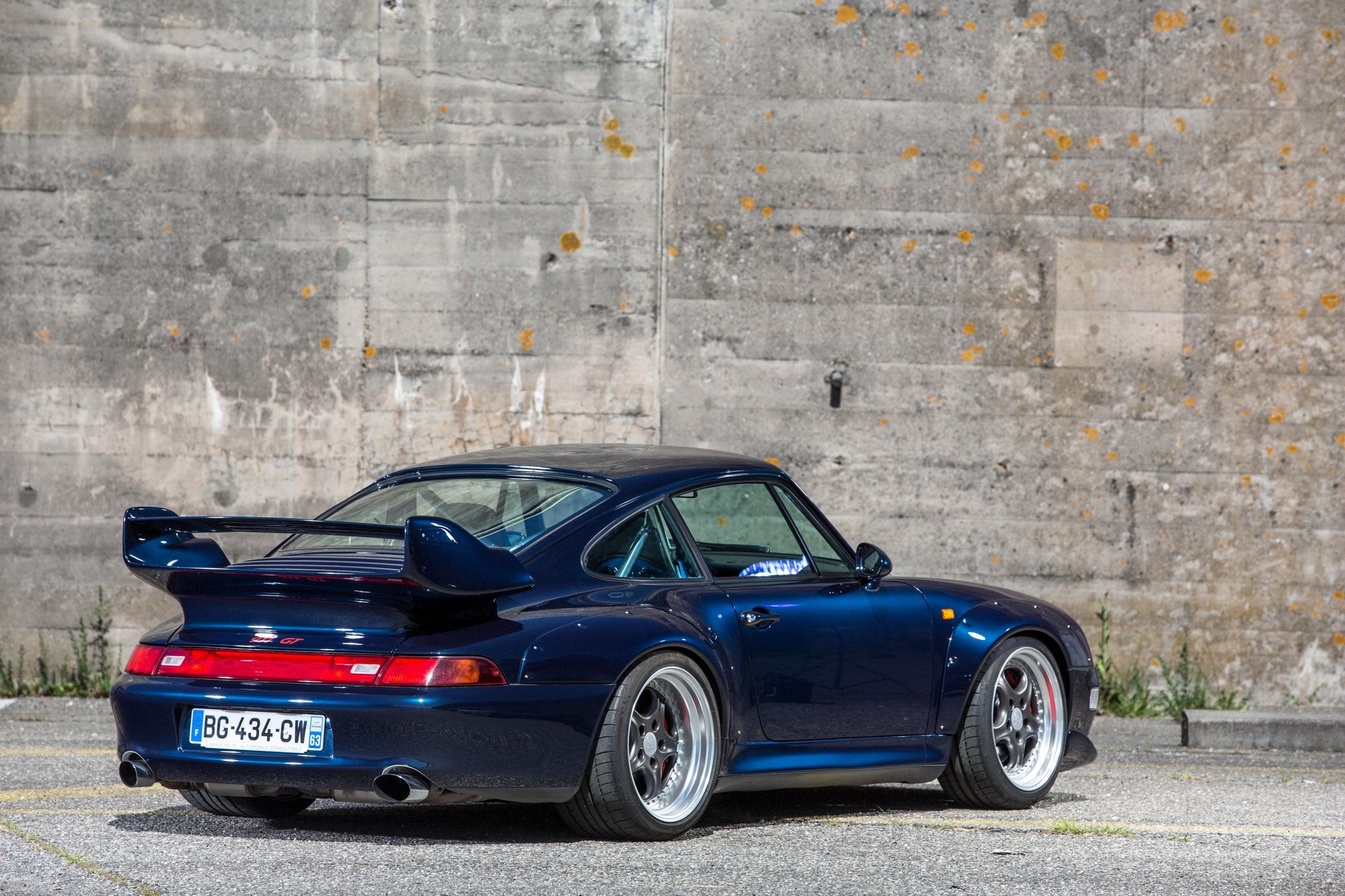 Voiture Porsche 993 GT2 Bleue