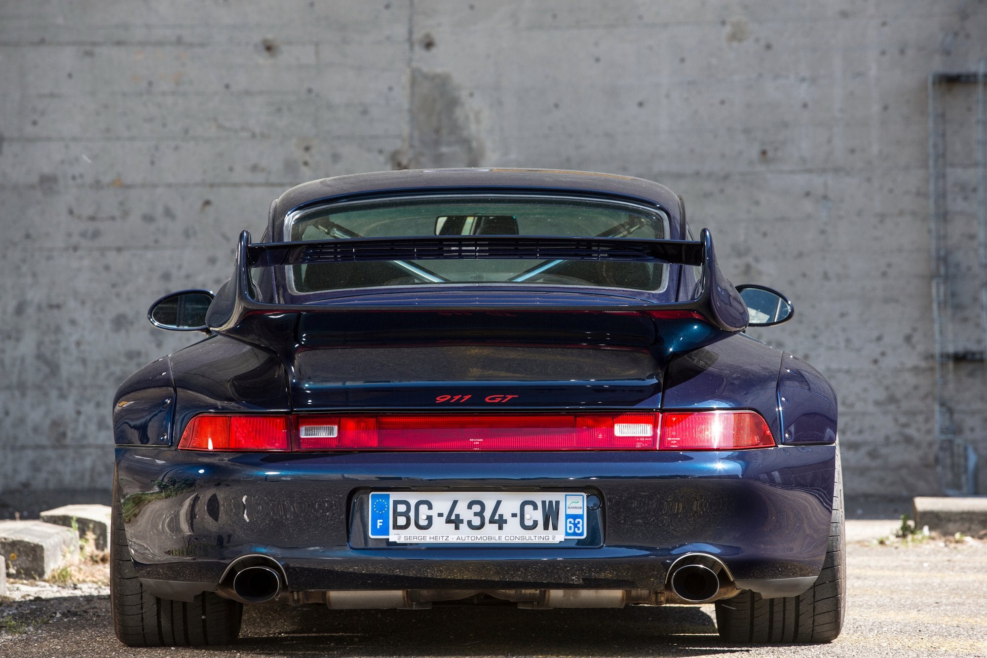 Voiture Porsche 993 GT2 Bleue