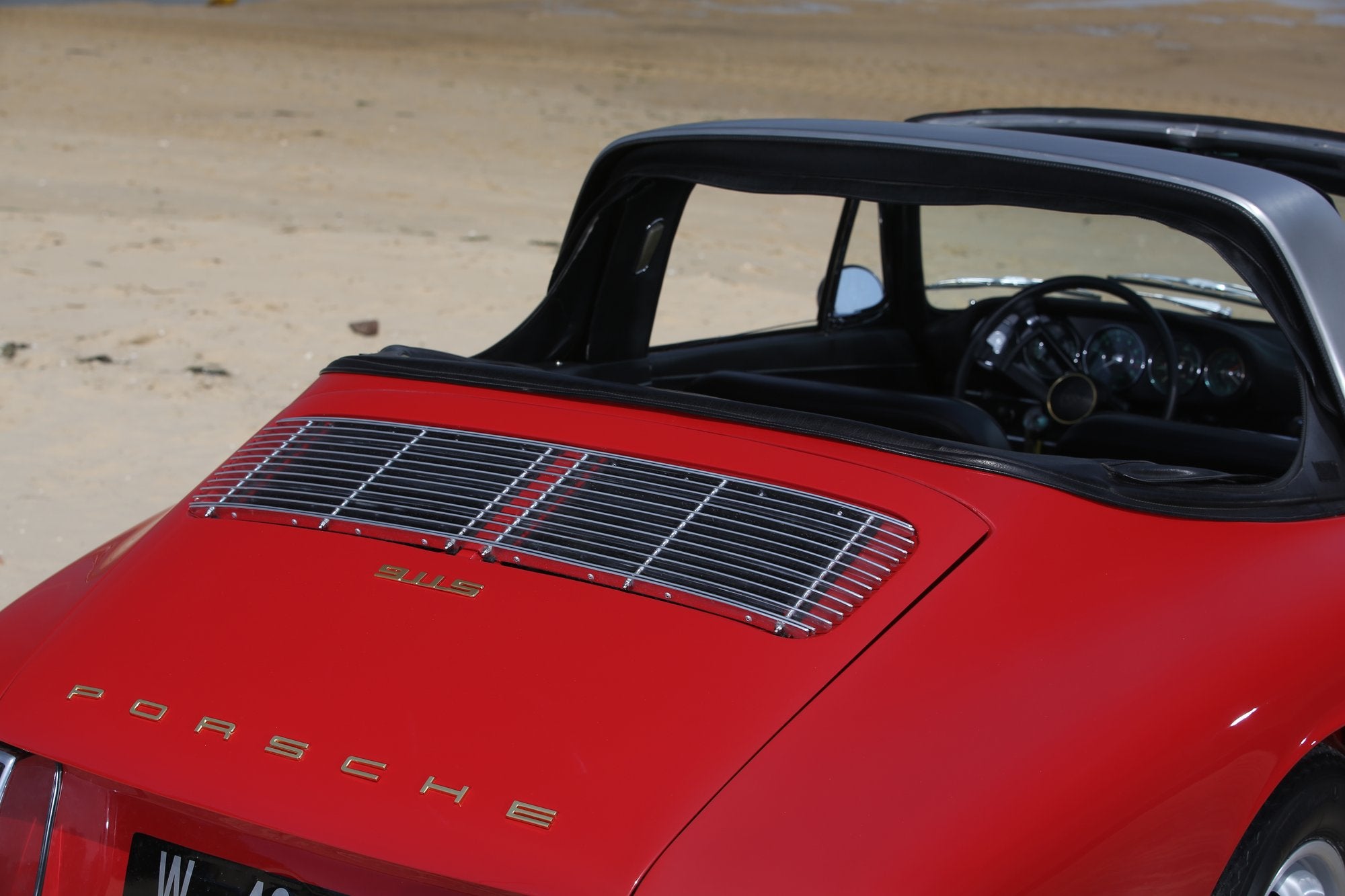 Voiture Porsche 911 S Rouge Targa Soft Window 1966