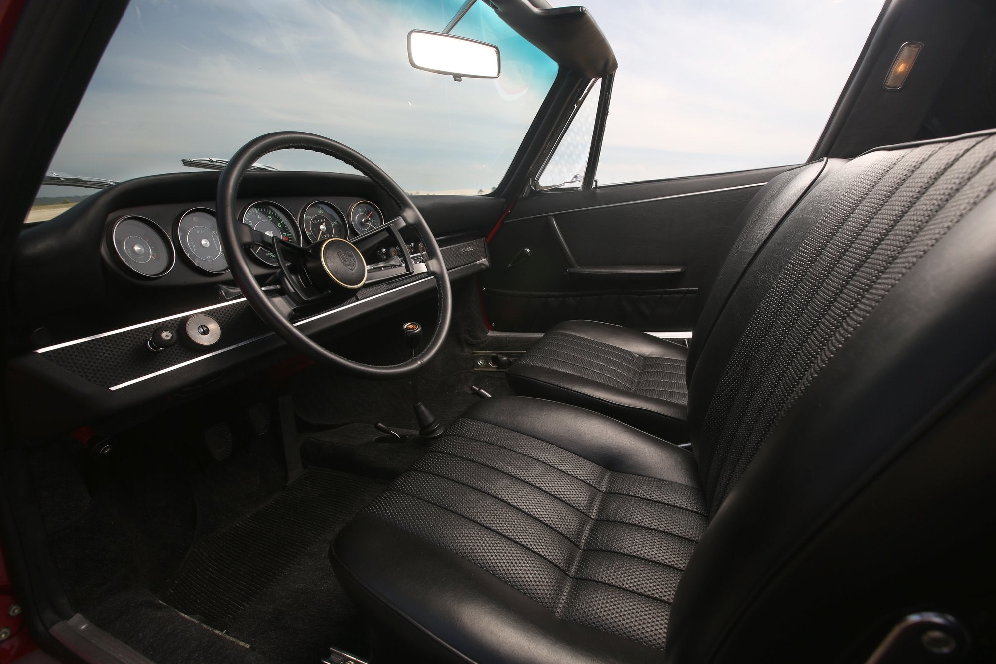 Voiture Porsche 911 S Rouge Targa Soft Window 1966