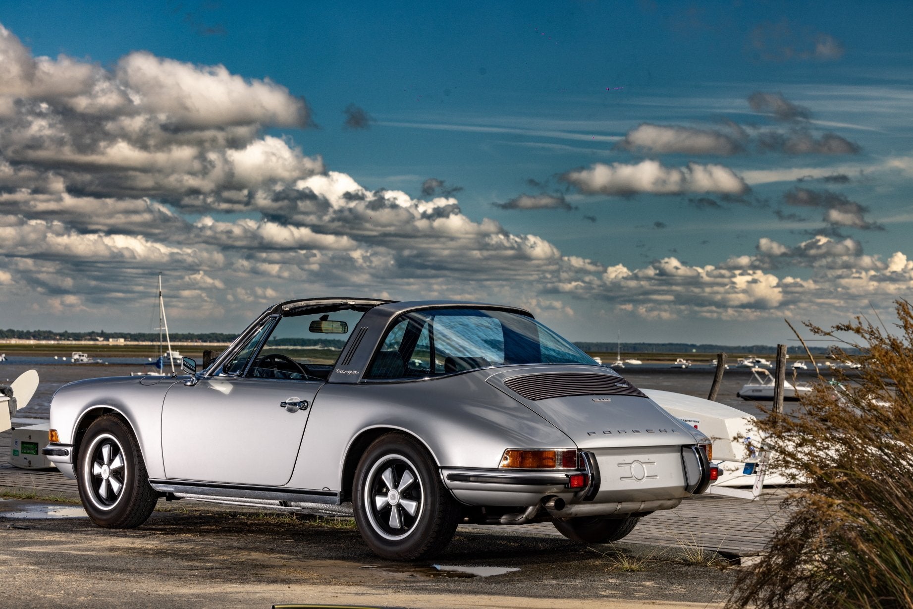 Voiture Porsche 911 2.4 T Targa Grise Argent