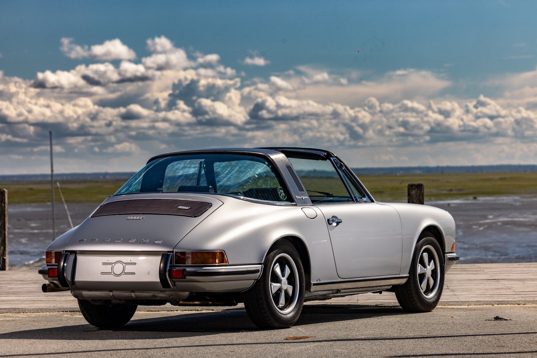 Voiture Porsche 911 2.4 T Targa Grise Argent