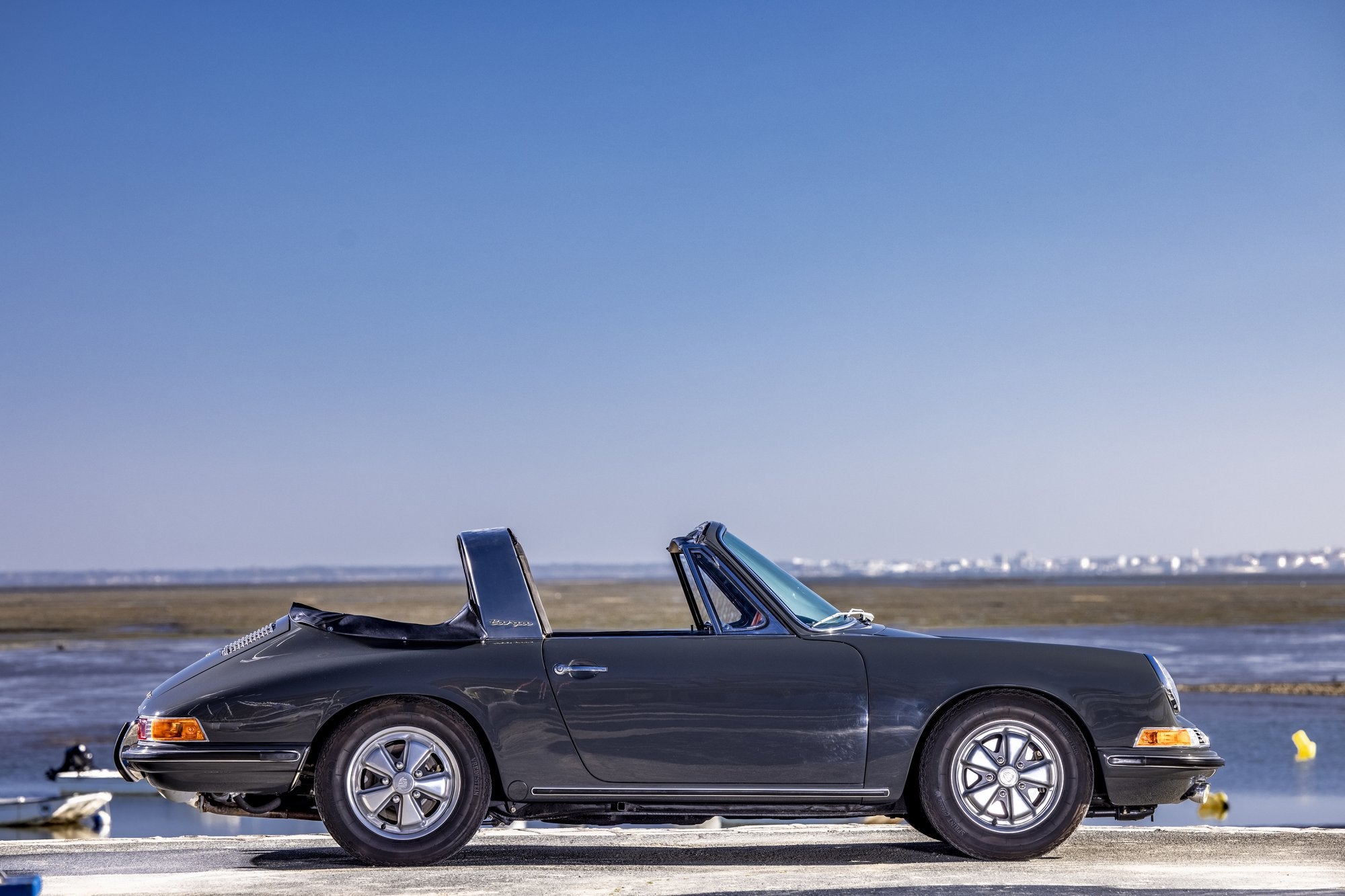 Voiture Porsche 911 Targa Slate Grey Soft Window Cuir Noir