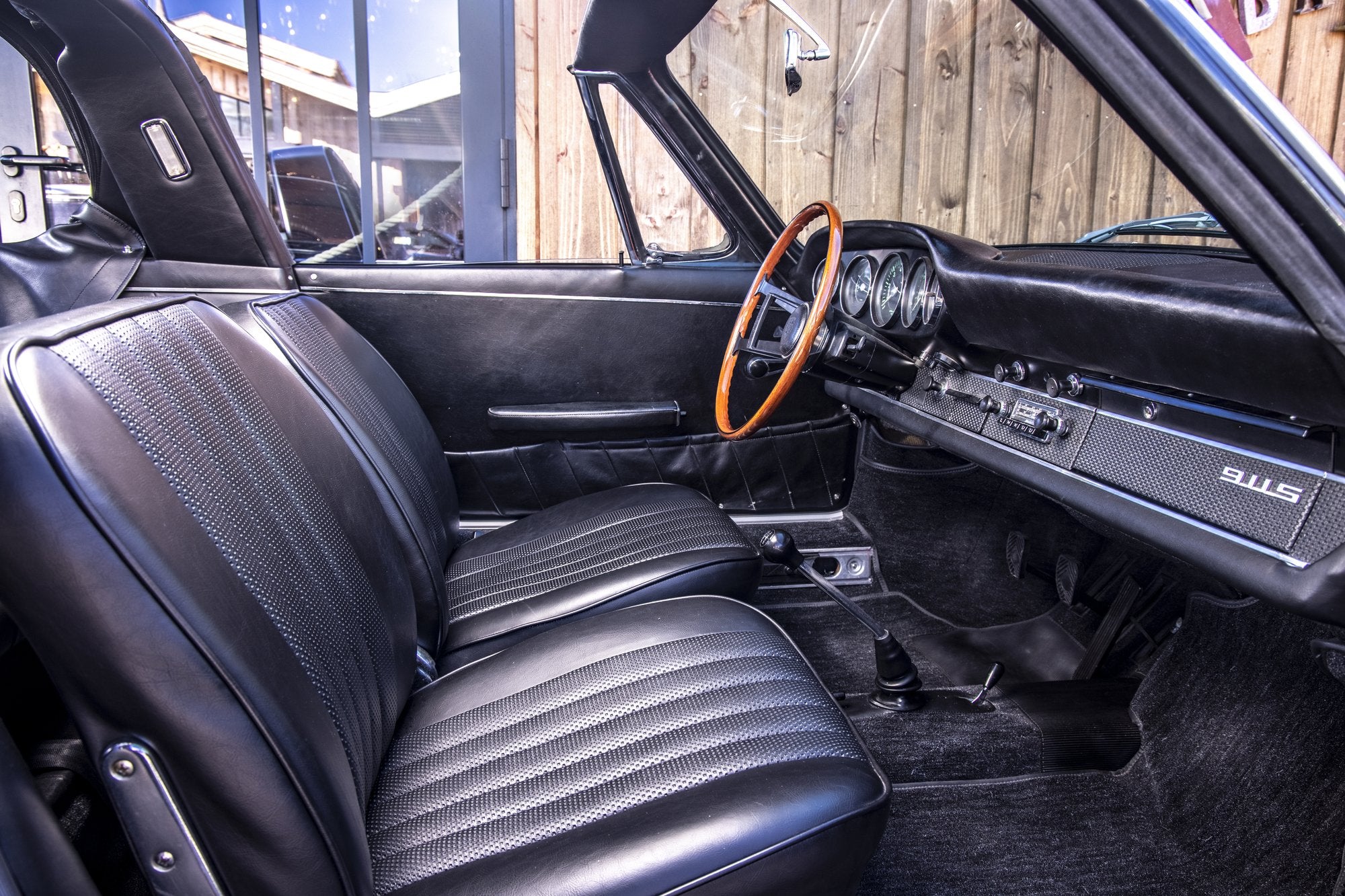Voiture Porsche 911 Targa Slate Grey Soft Window Cuir Noir