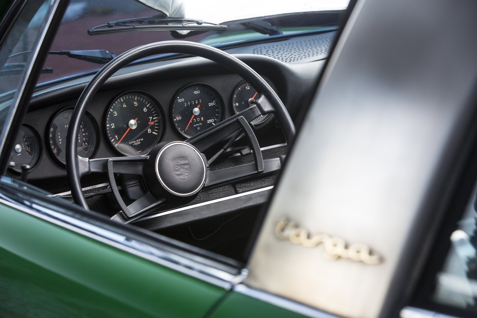Voiture Porsche 911 Targa Verte 1967 Berlin