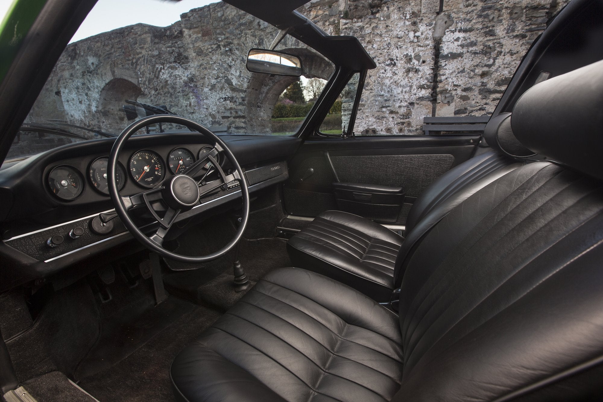 Voiture Porsche 911 Targa Verte 1967 Berlin