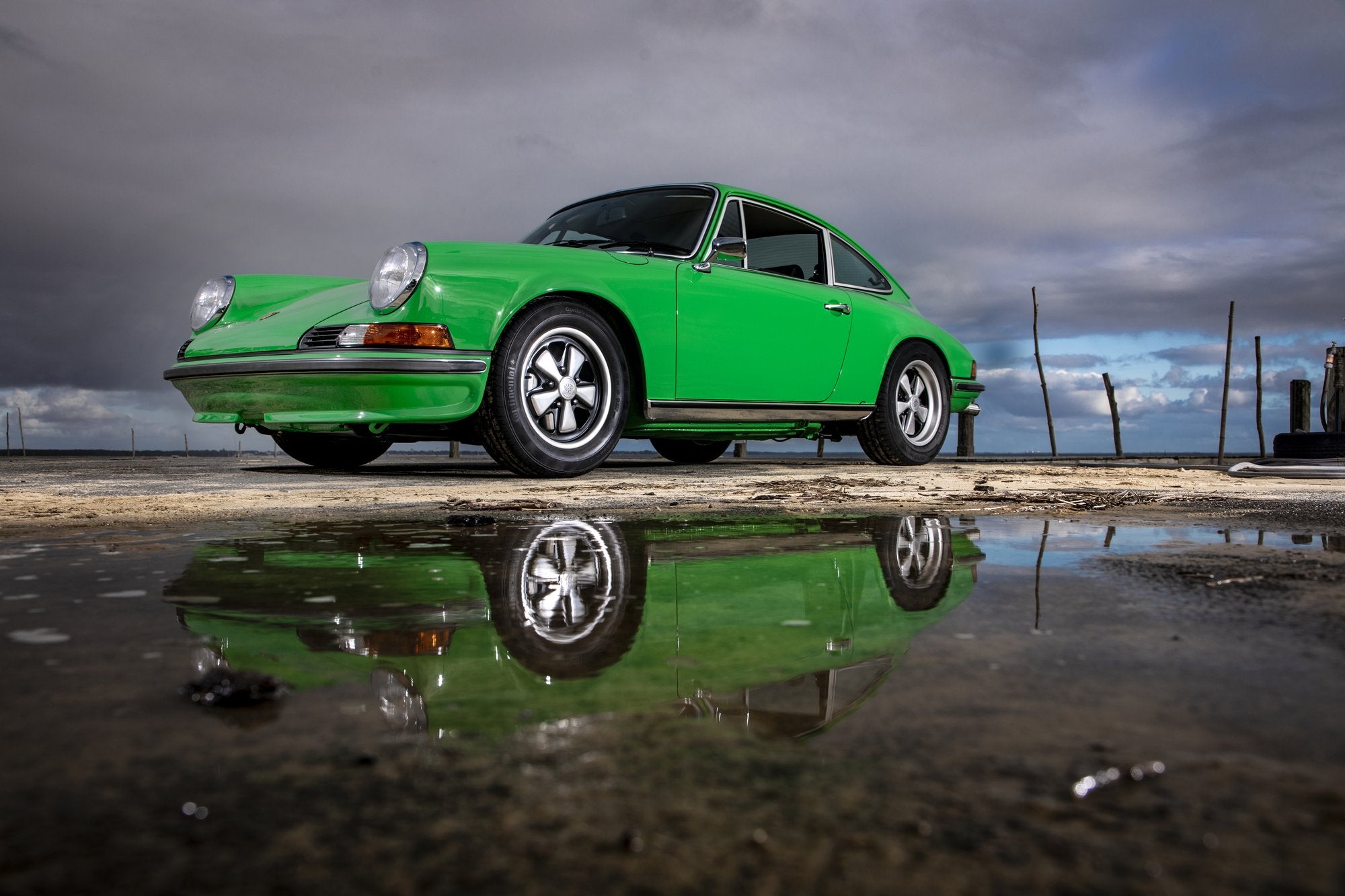 Voiture Porsche 911 Verte