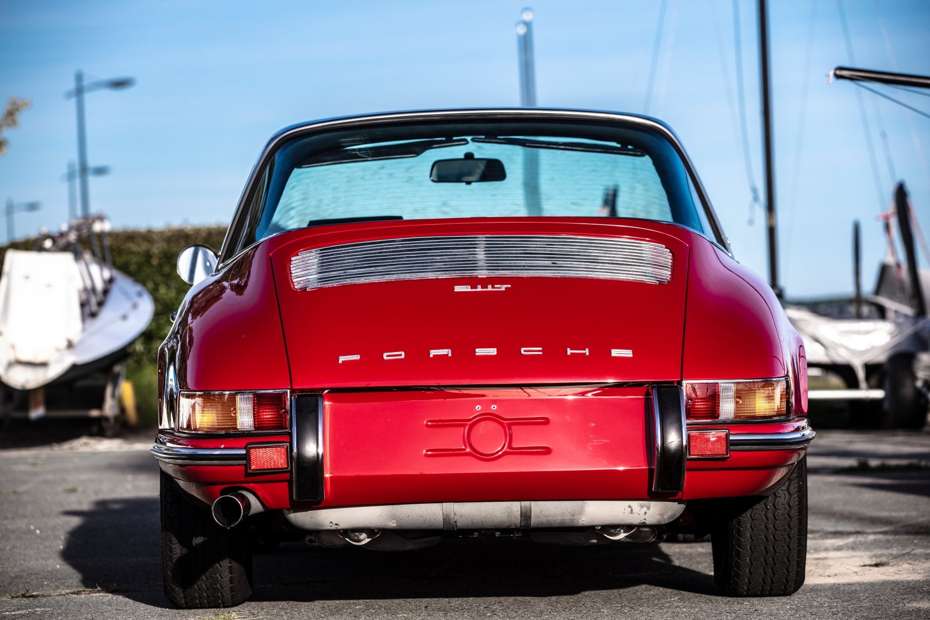 Voiture Porsche 911 2.0 T Rouge Targa