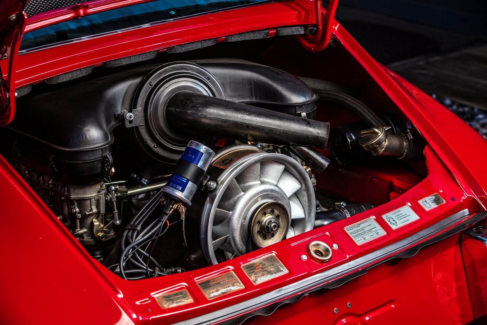 Voiture Porsche 911 2.0 T Rouge Targa