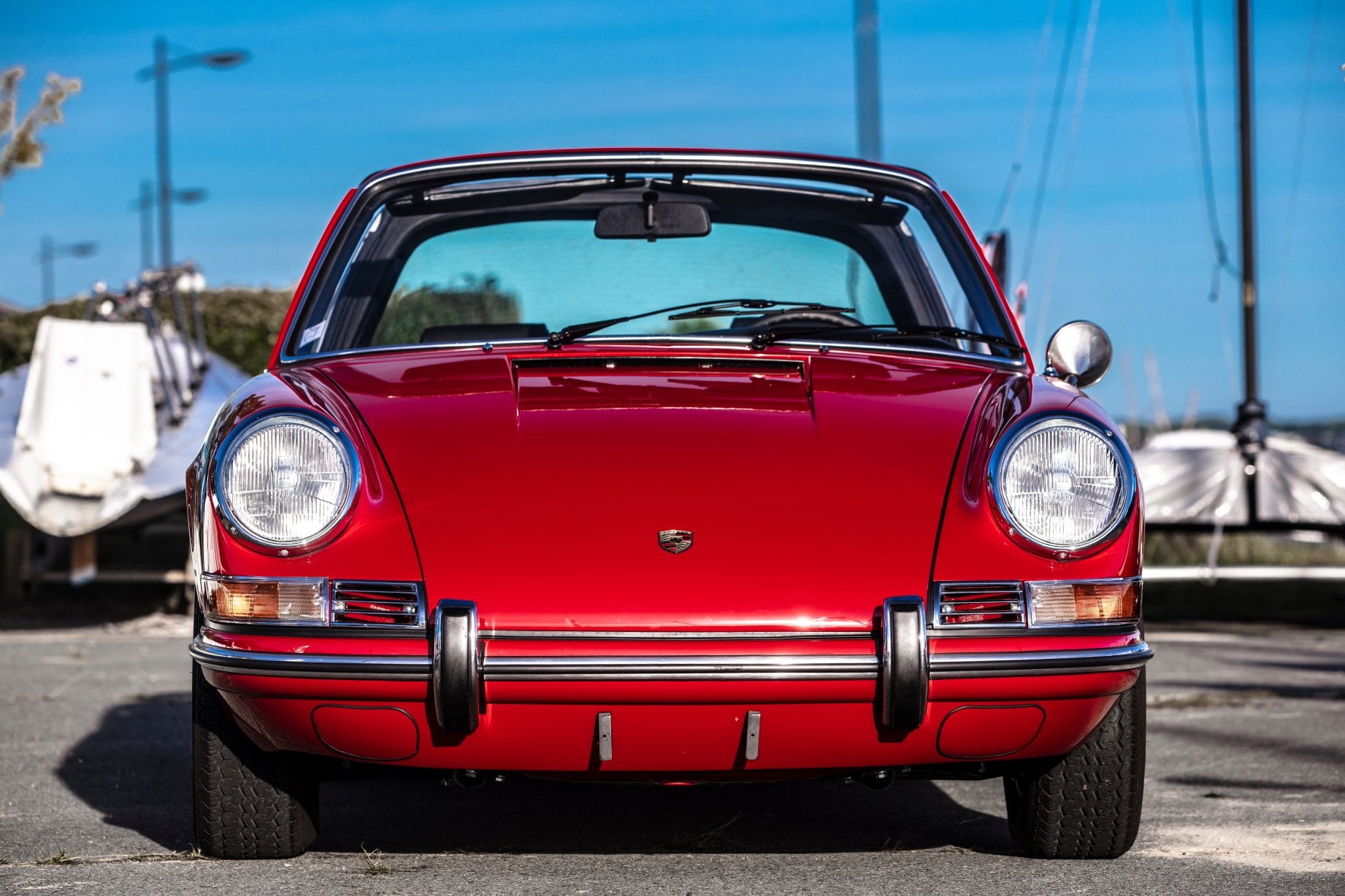 Voiture Porsche 911 2.0 T Rouge Targa