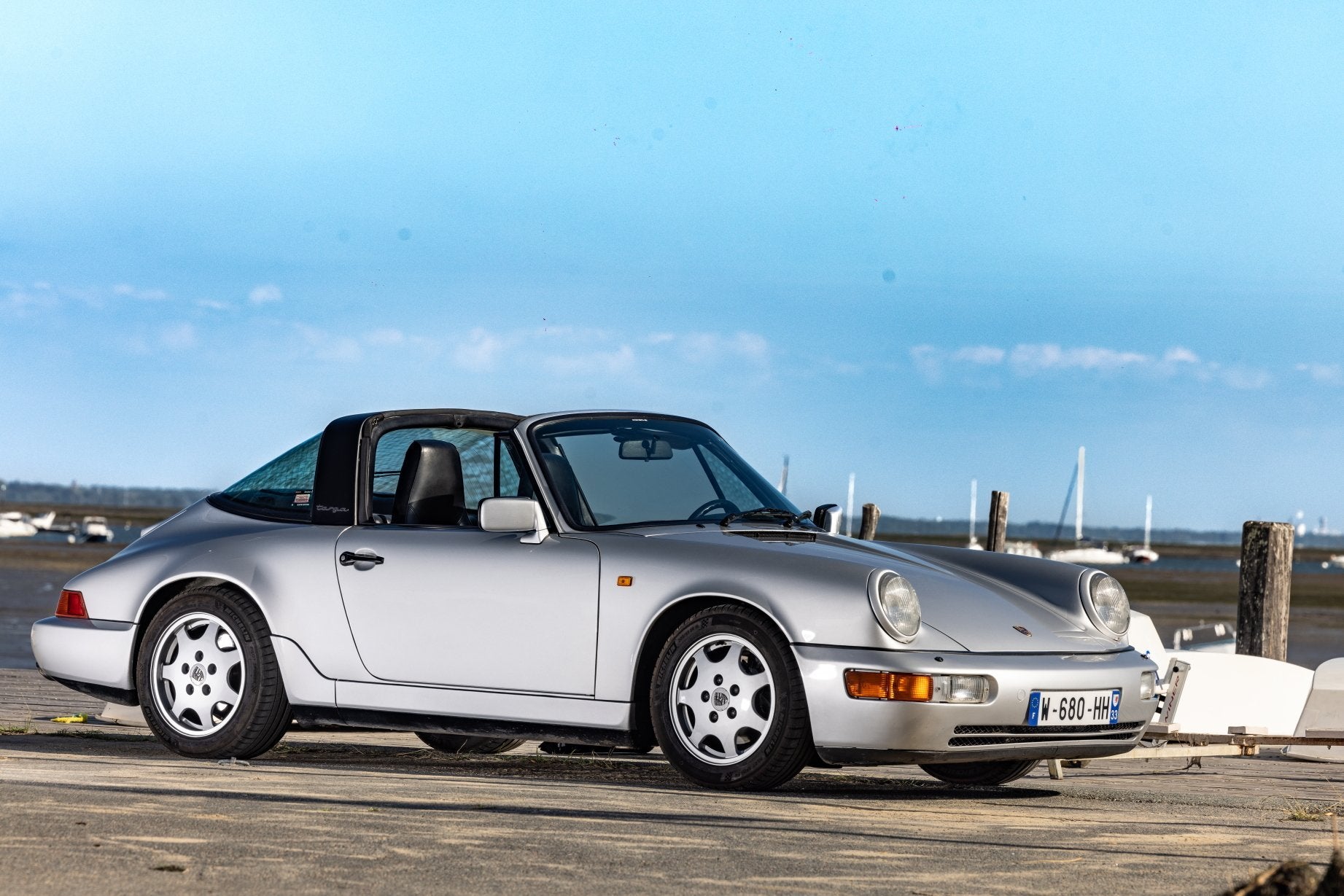 Porsche 911 (964) Targa White 1:43 S4472 SPARK schaalmodel / miniatuur Te koop