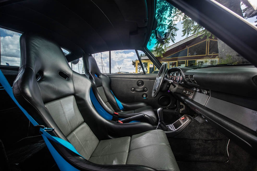 Voiture Porsche 993 Carrera RS Coupé Bleu Noir