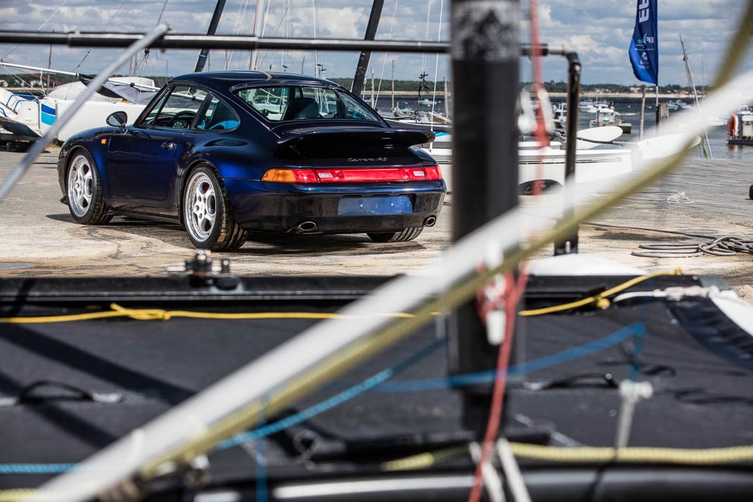 Voiture Porsche 993 Carrera RS Coupé Bleu Noir