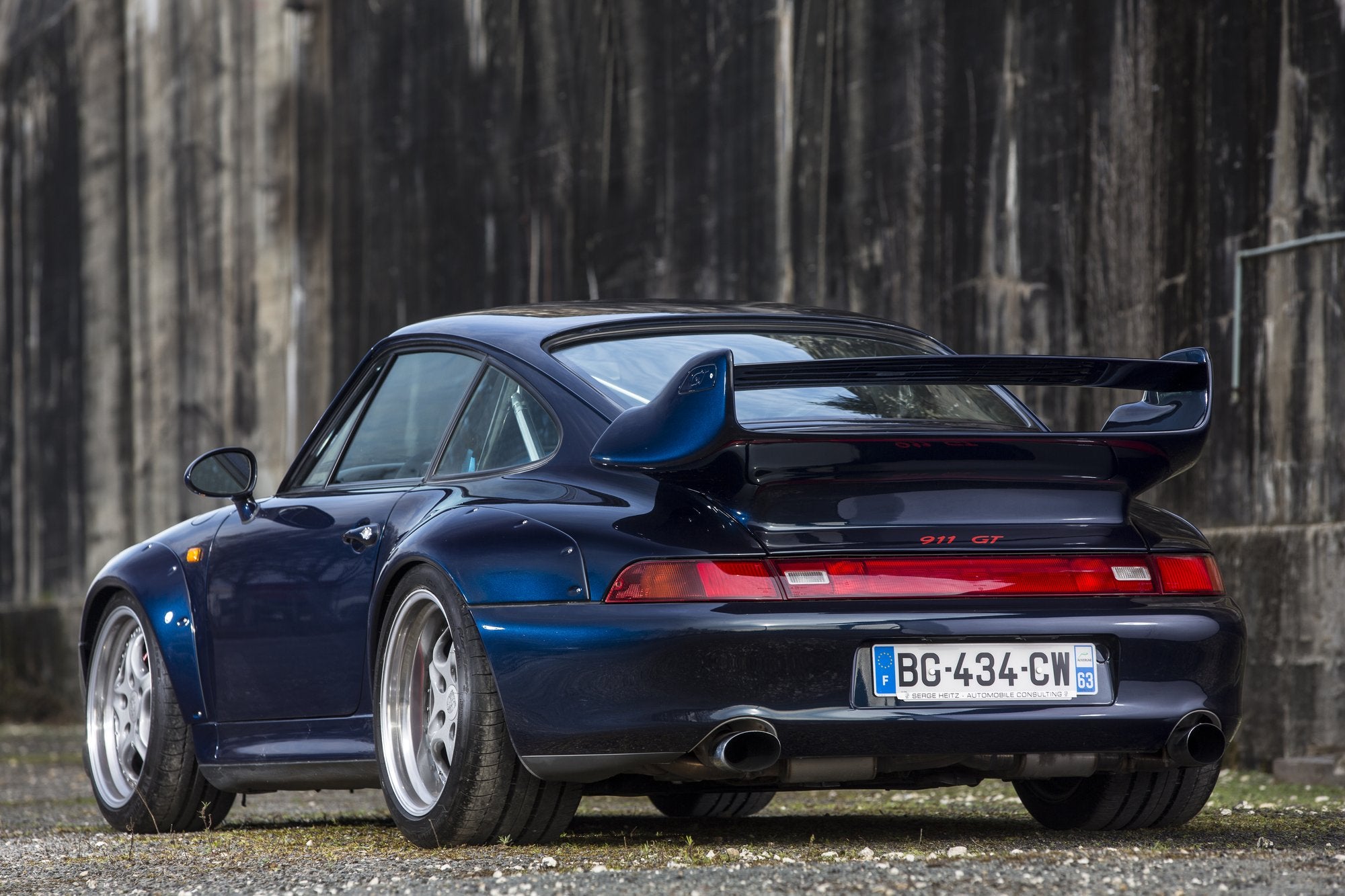 Voiture Porsche 993 GT2 Bleue