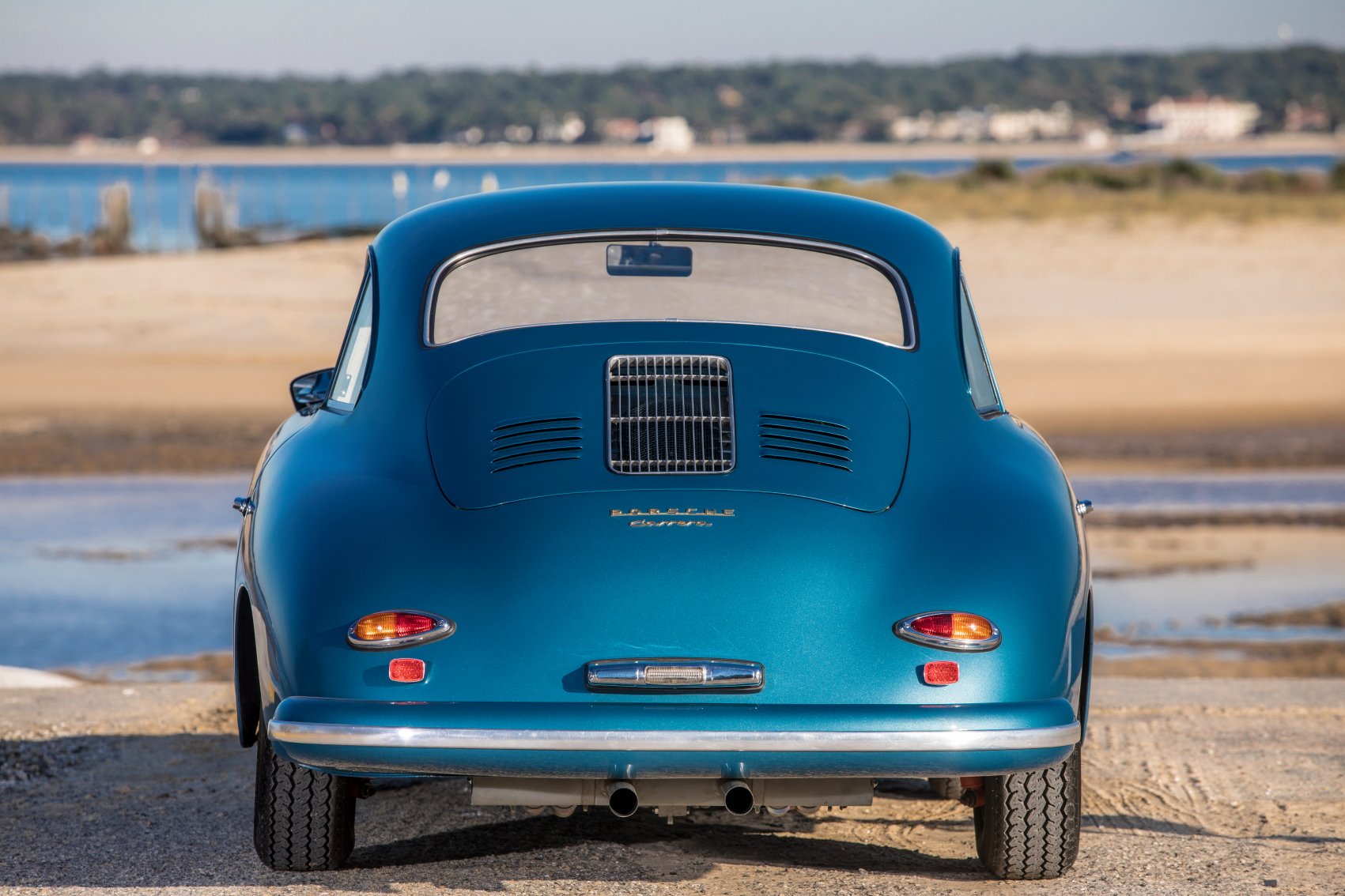 Voiture Porsche 356 A Carrera Coupé 1500 Gs Bleu