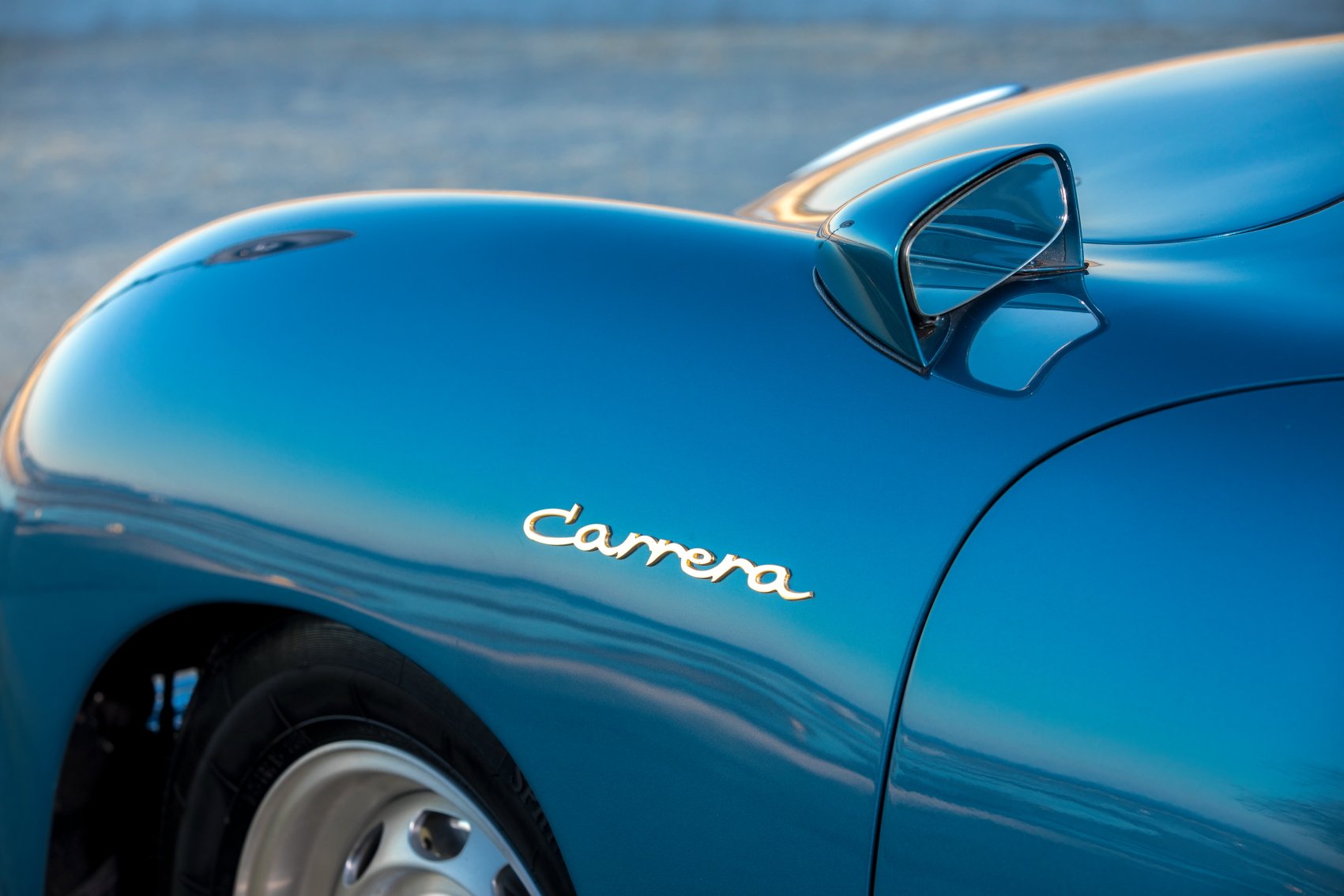 Voiture Porsche 356 A Carrera Coupé 1500 Gs Bleu